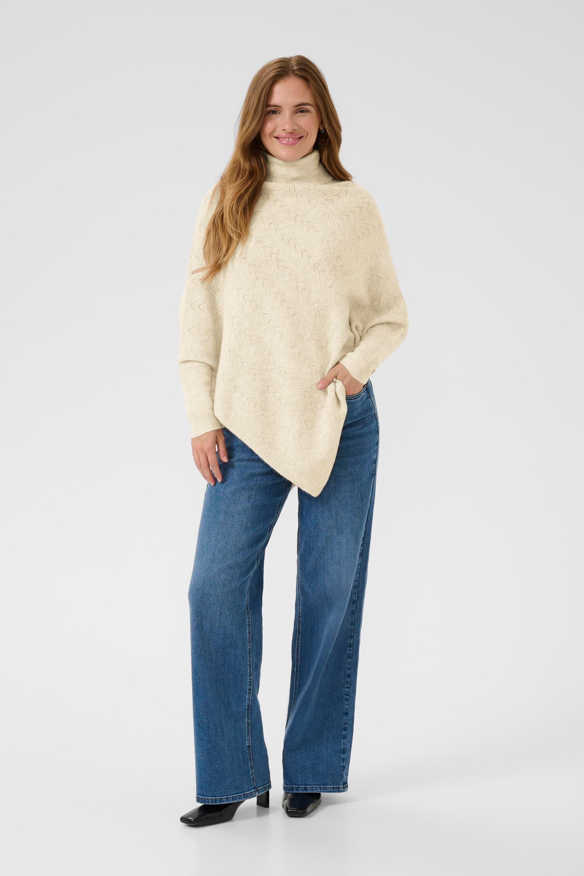 KAFFE Strickponcho »Damen Poncho KAjennie«