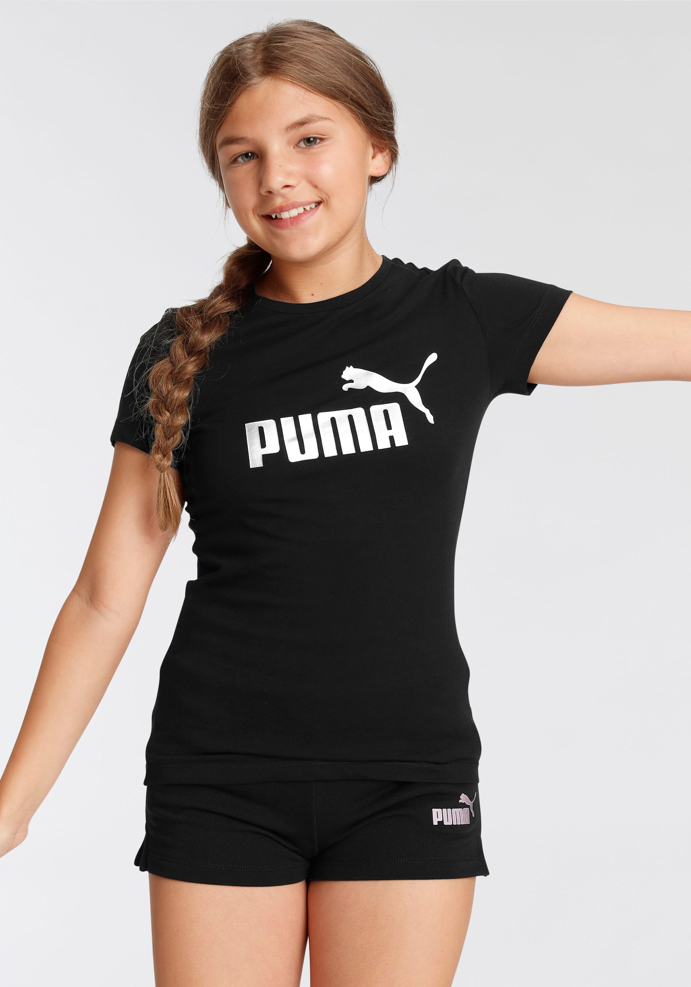 PUMA Marškinėliai »ESS+ LOGO TEE G«