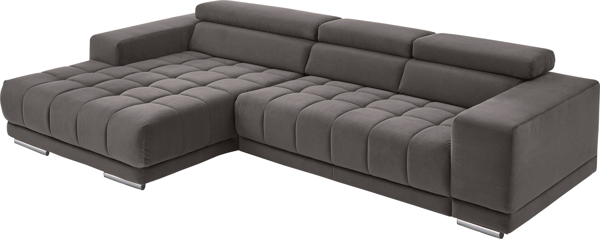 Die PlanBar Ecksofa »MP-IN15053 L-Form«, mit Kopfteilverstellung, wahlweise mit manueller Vorziehbank