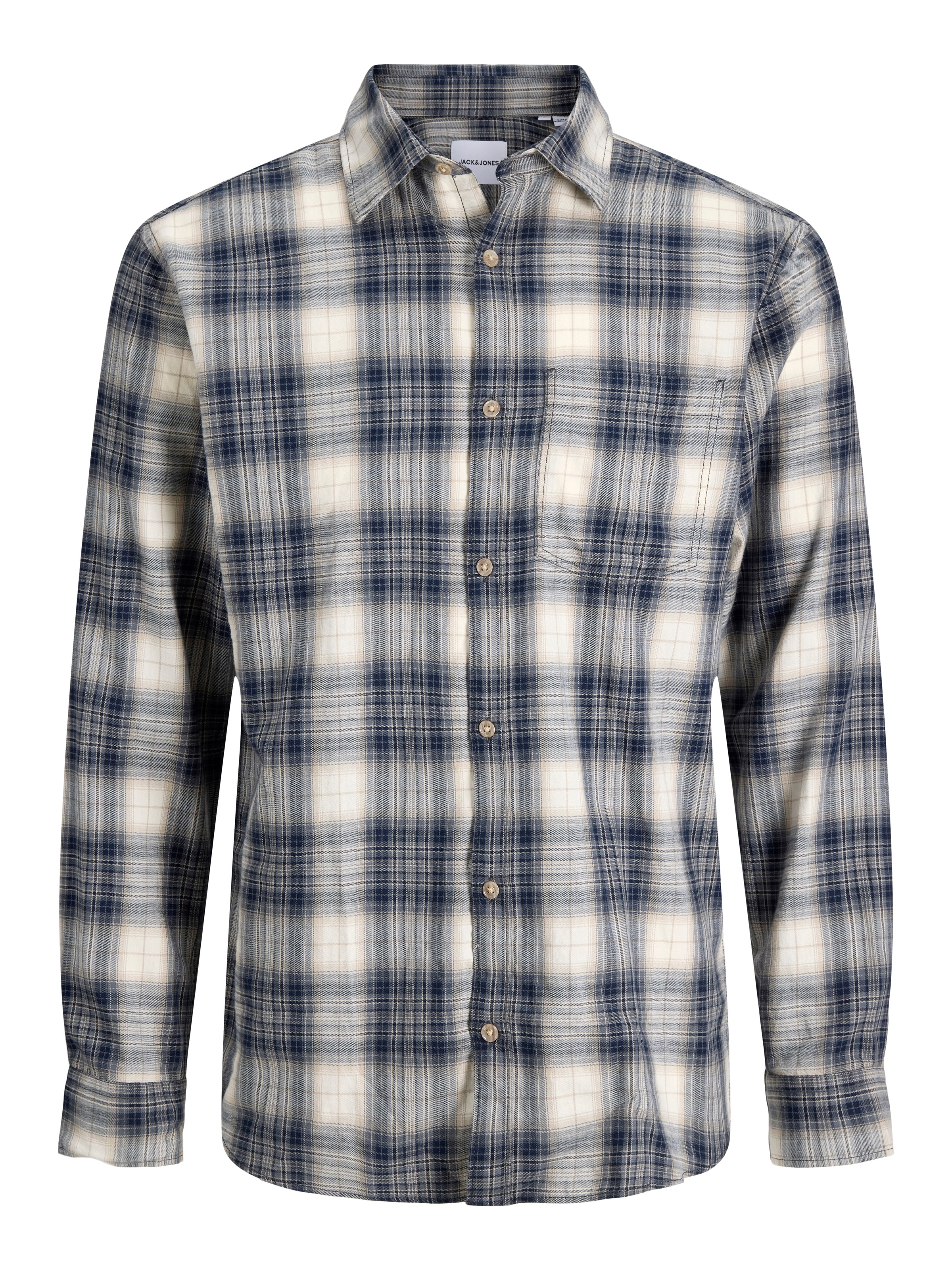 Jack & Jones Langarmhemd »JJJAMES FLANNEL SHIRT L/S« Baumwolle, regular fit