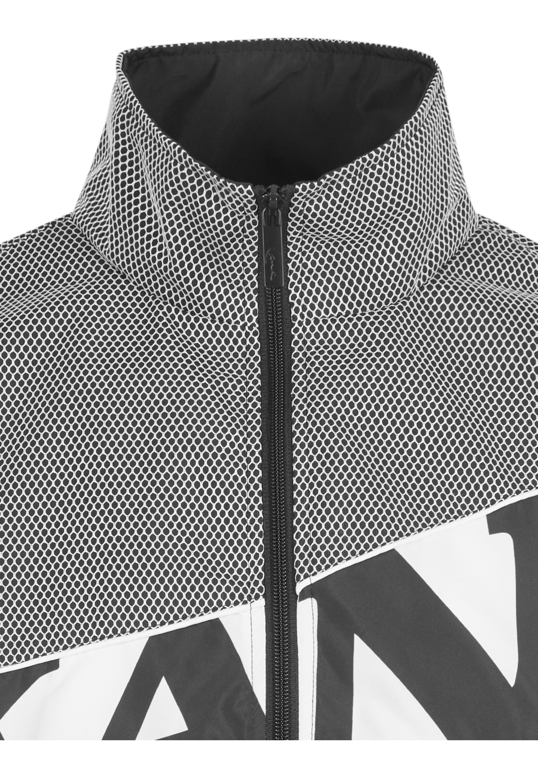 Karl Kani Trainingsjacke »Karl Kani Herren KM242-011-2 Wavy Retro Block Trackjacket« 1 Stk. tlg. ohne Kapuze