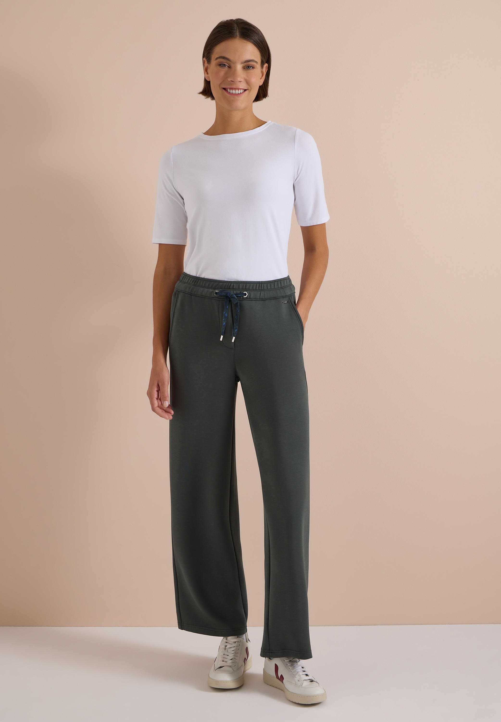 Cecil Stoffhose  mit Wide Legs