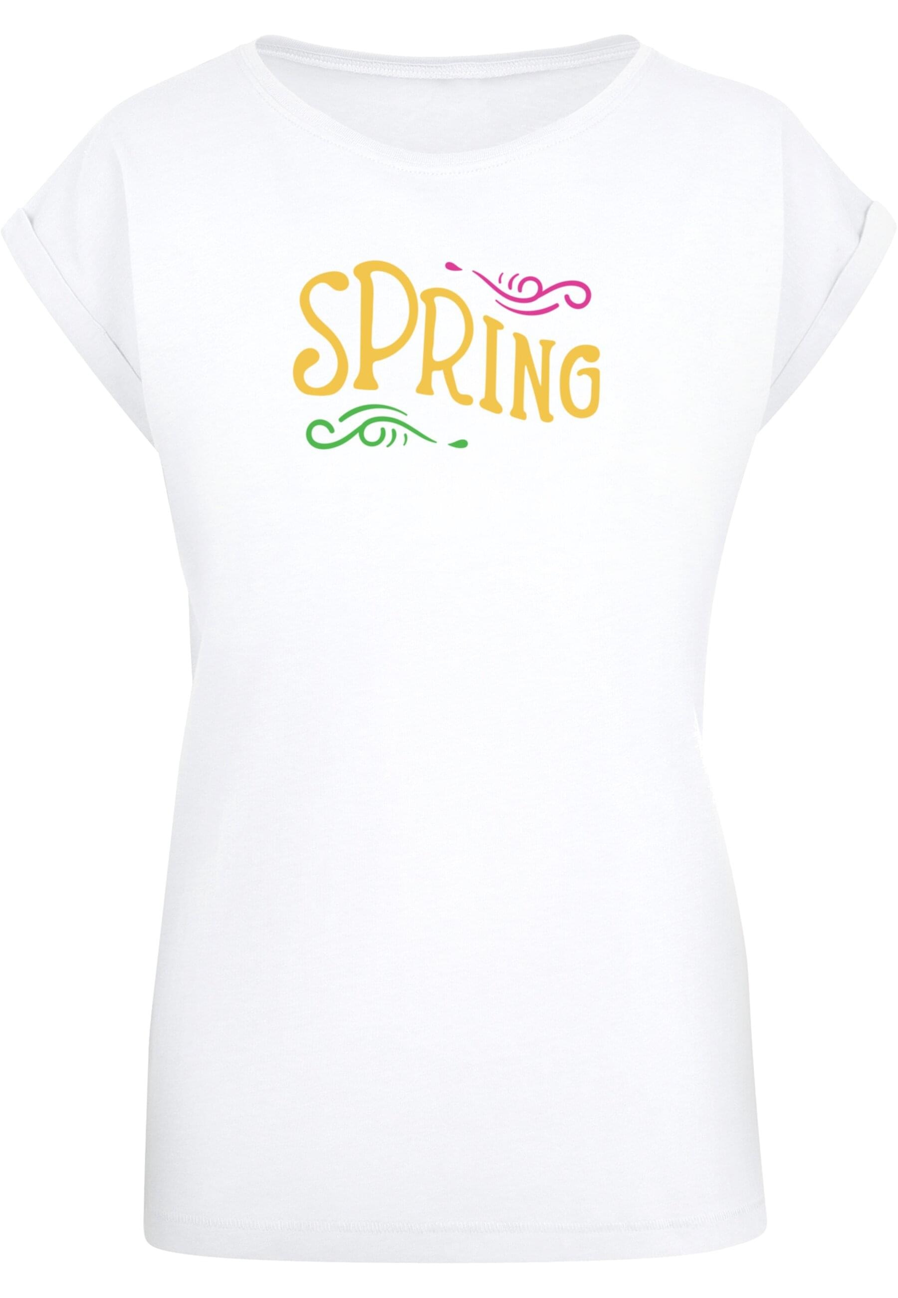 Merchcode T-Shirt "Merchcode Damen Ladies Spring text - Extended Shoulder T günstig online kaufen