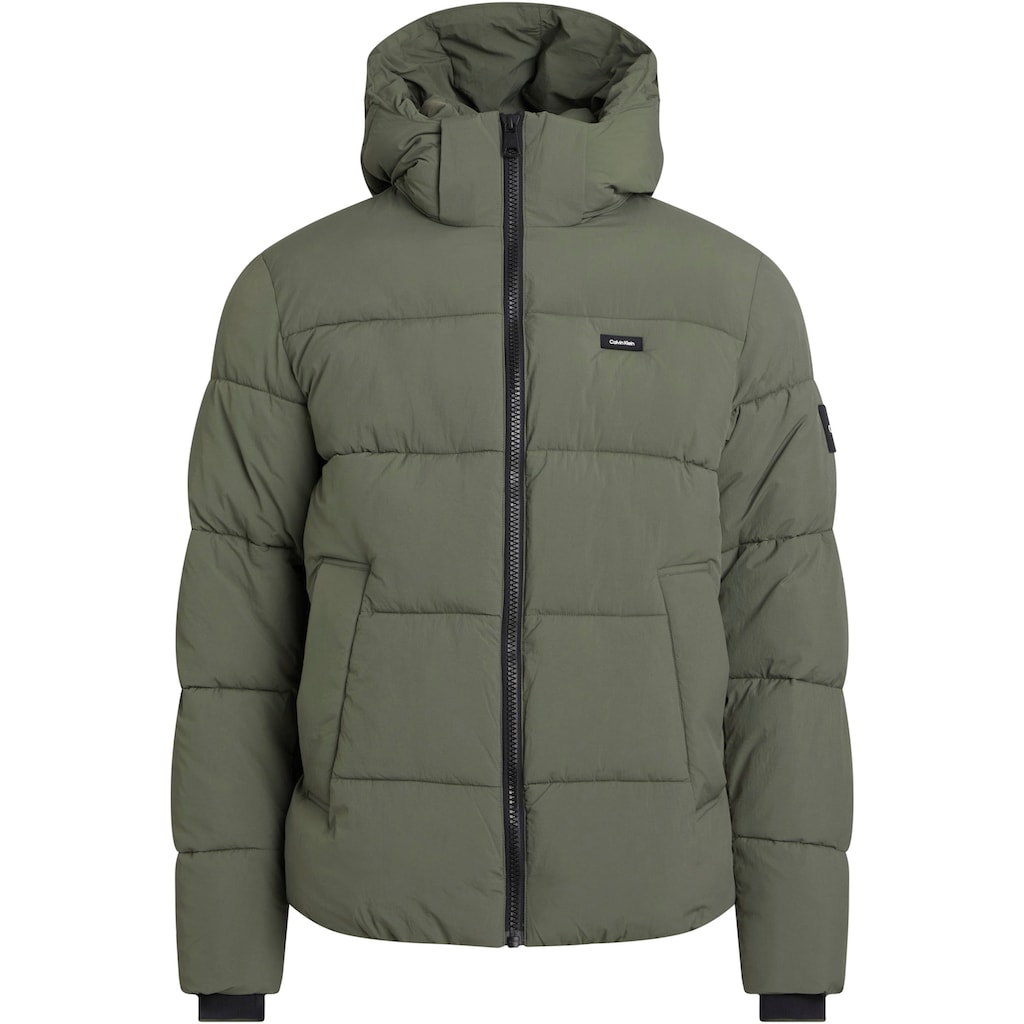 Calvin Klein Steppjacke, mit Kapuze