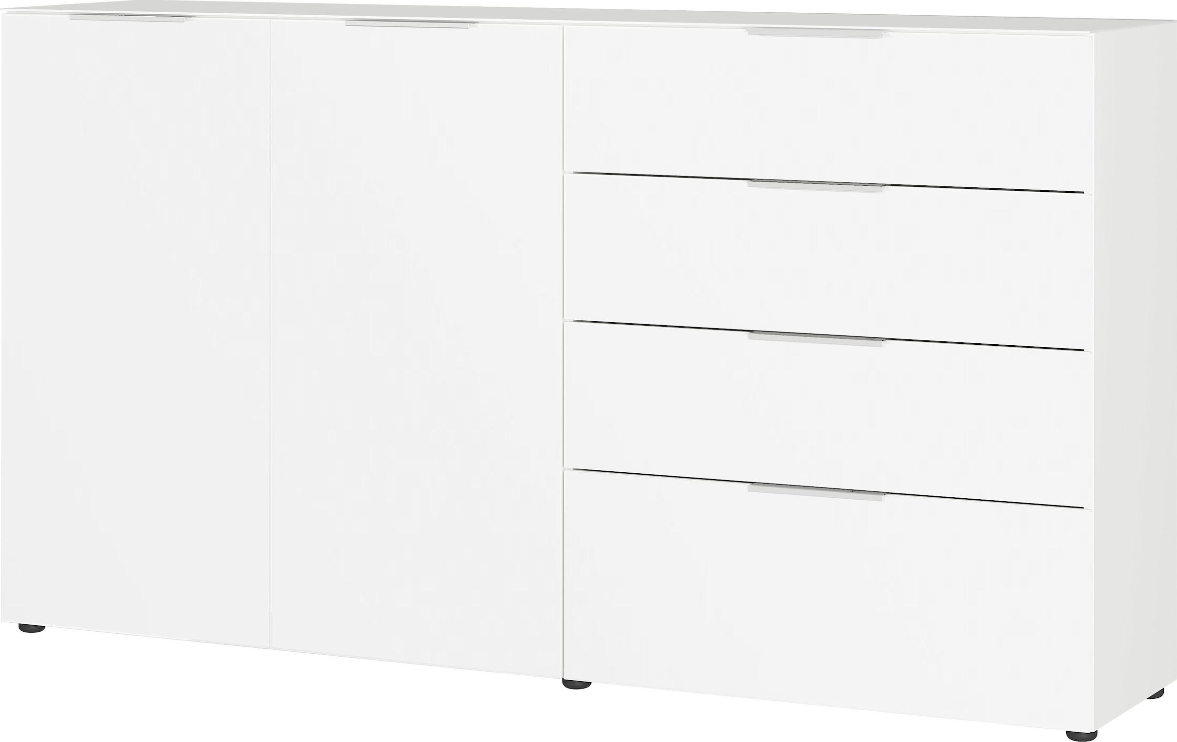 GERMANIA Sideboard »Oakland«, in 2 Breiten, Fronten und Oberboden mit Glasauflage