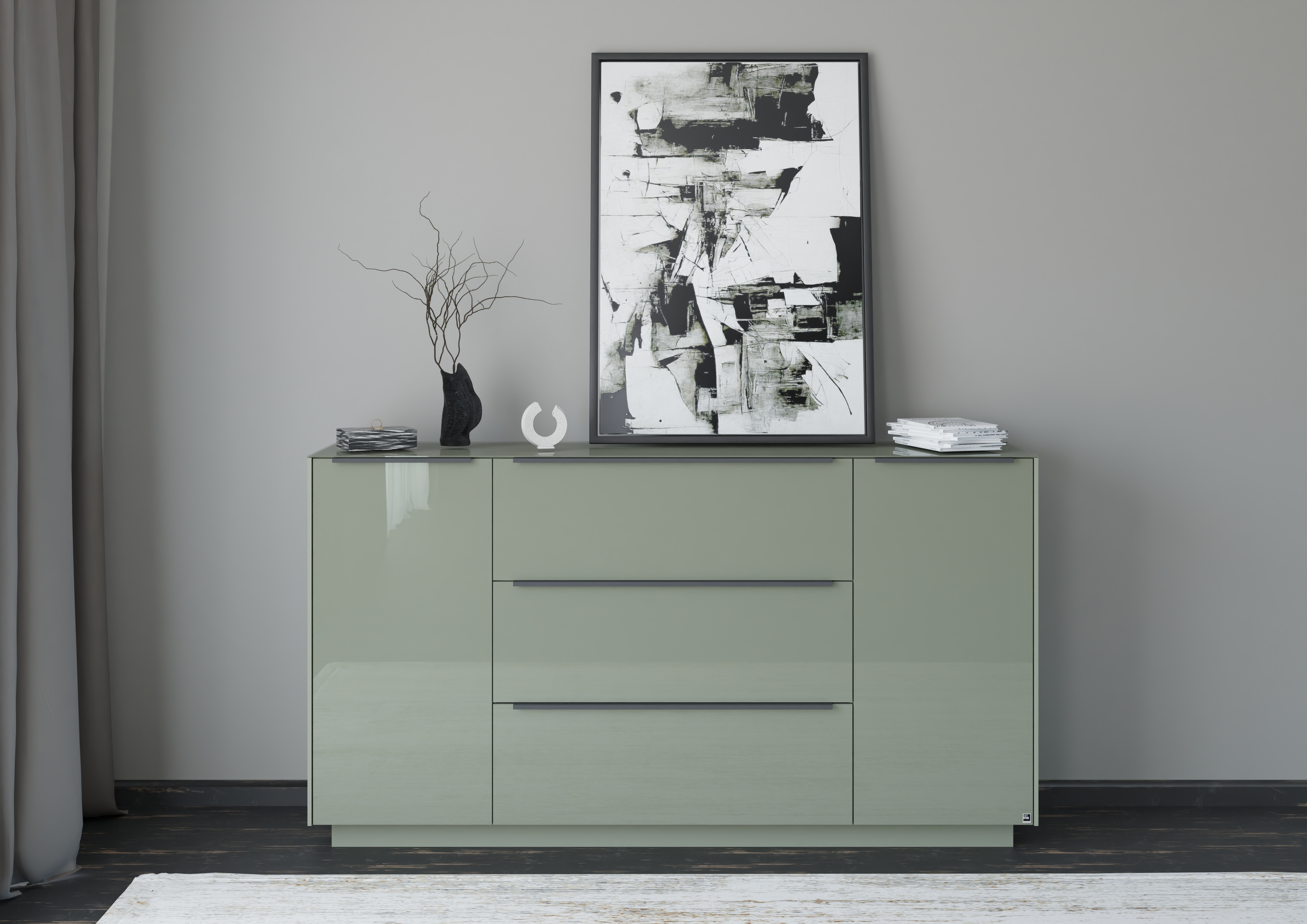 set one by Musterring Sideboard "Reno" 1 Stk. tlg. Mit Sockel in diversen Farben, 102 cm Höhe & Farbauswahl