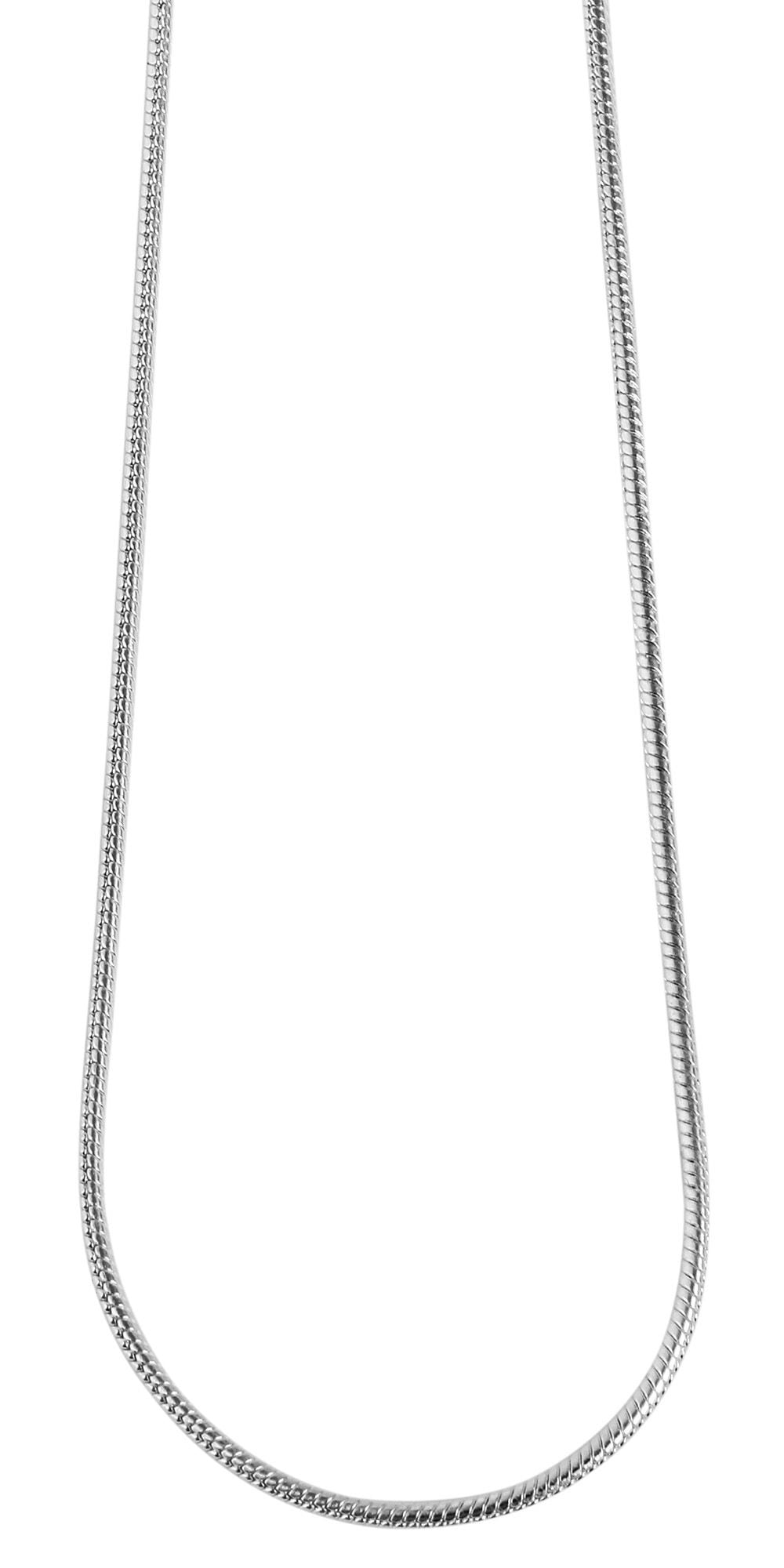 Adelia´s Kette ohne Anhänger »Unisex Halskette – Schlangenkette aus Edelstahl 50 cm« Ideal als Geschenk – dezent und elegant
