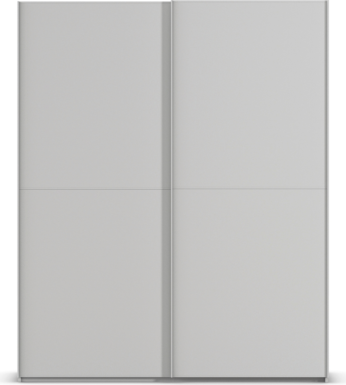 rauch Schwebetürenschrank »Kleiderschrank Schrank Garderobe Schlafzimmerschrank SCALE-DUO« edle zweigeteilte Türen und 3 Zierleisten MADE IN GERMANY