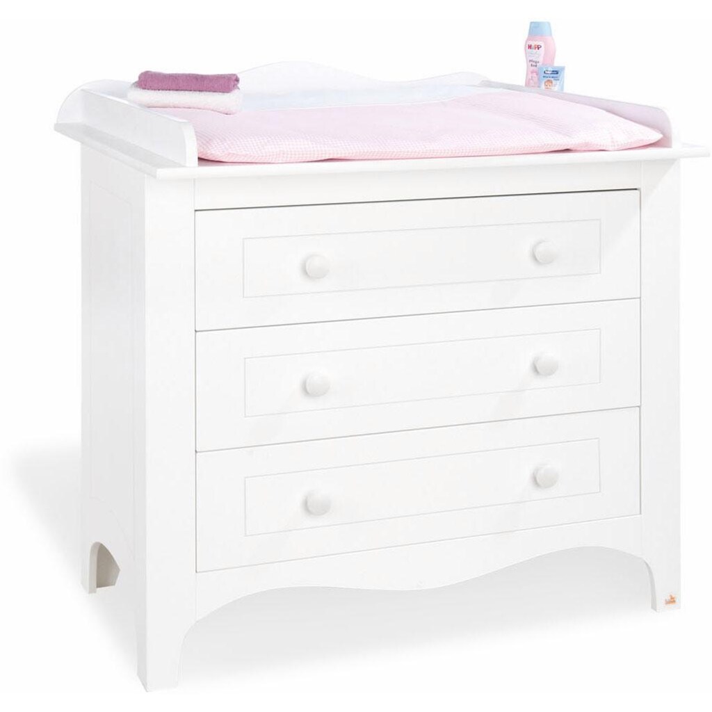 Pinolino® Babymöbel-Set »Fleur«, (Spar-Set, 2 St.), breit; mit Kinderbett und Wickelkommode