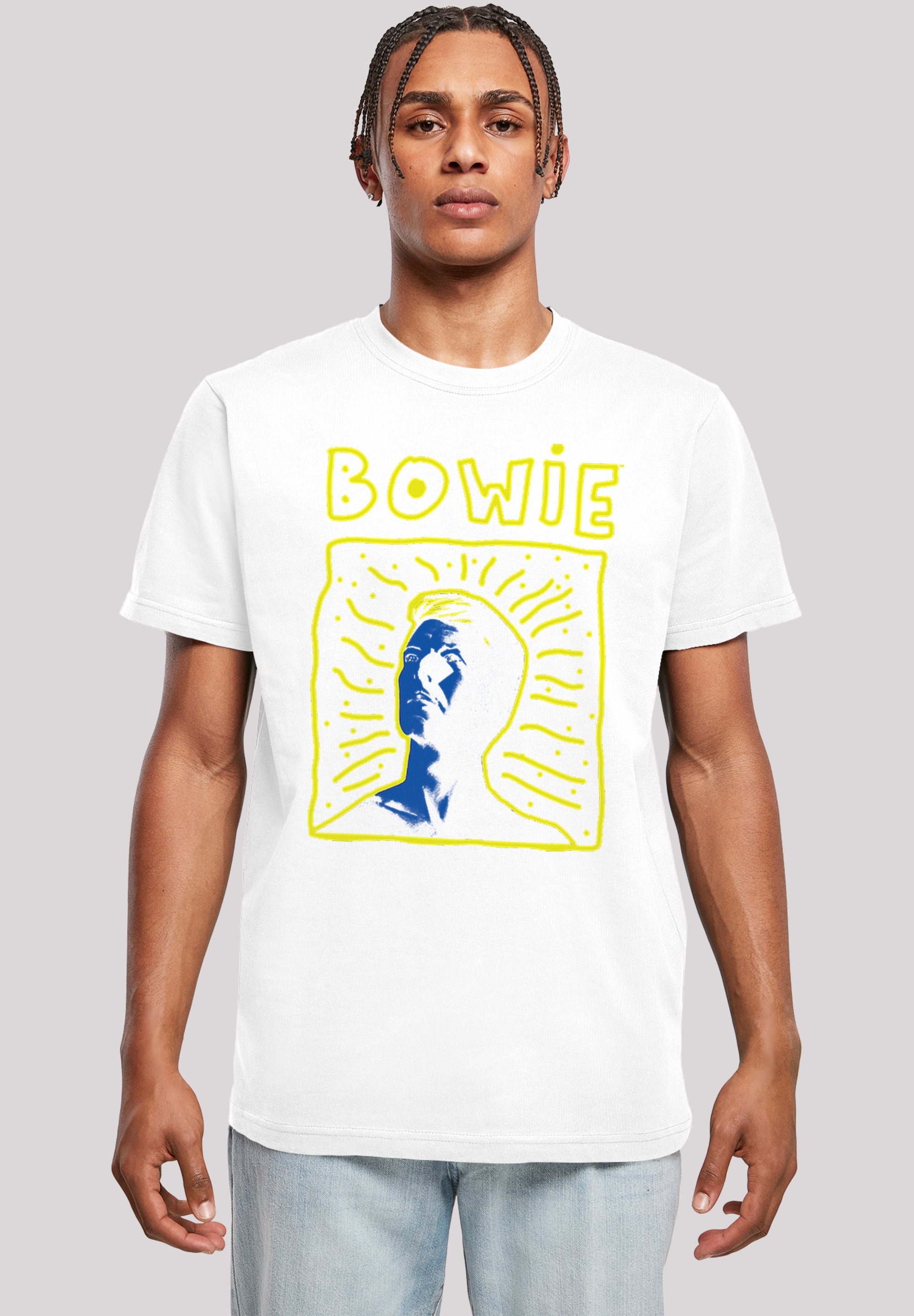 T-Shirt »T-Shirt David Bowie 90s Frame«, Herren,Premium Merch,Regular-Fit,Basic,Bandshirt