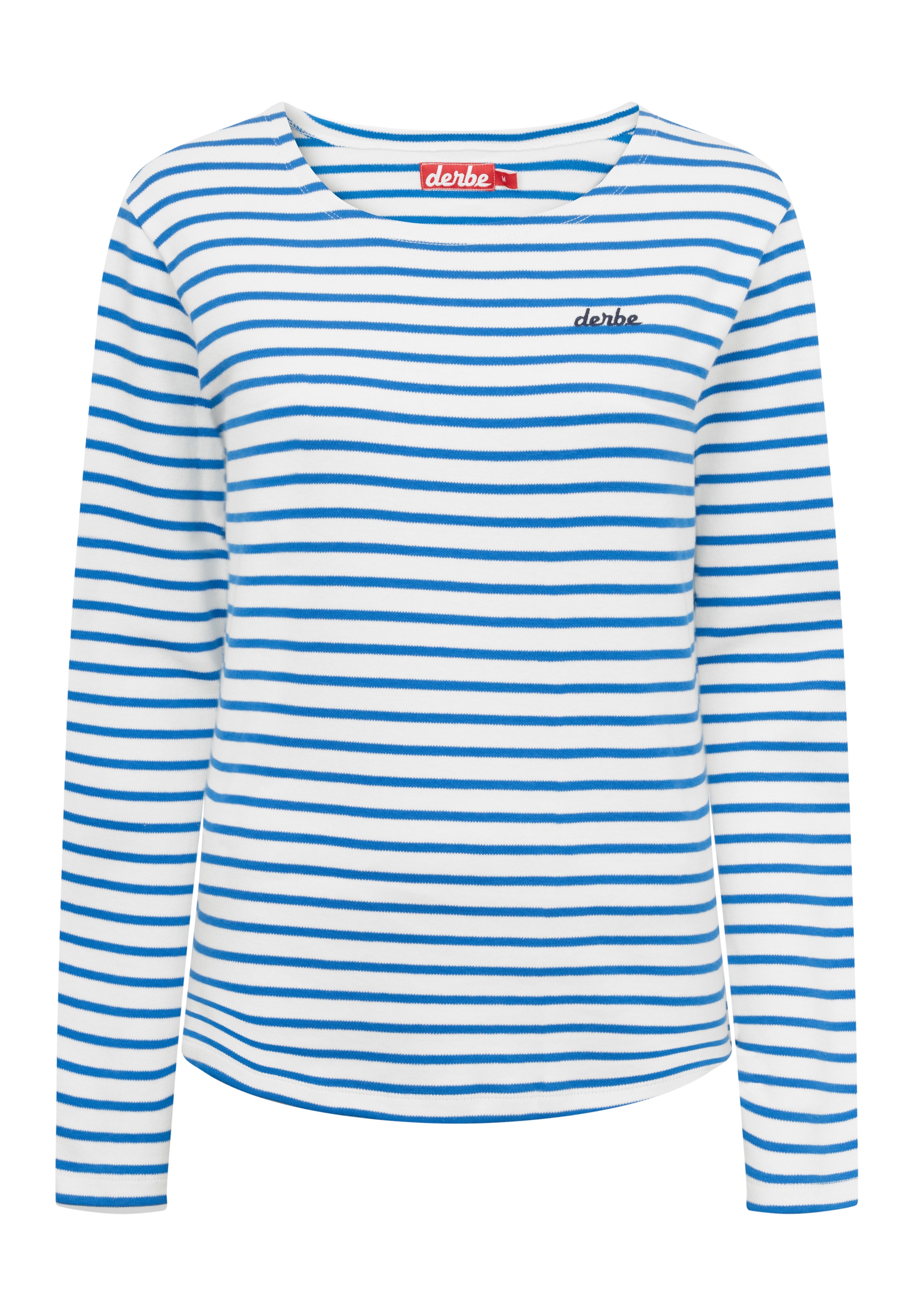 Langarmshirt »Interstriped«, French terry, gestreift, hochwertiger Stick