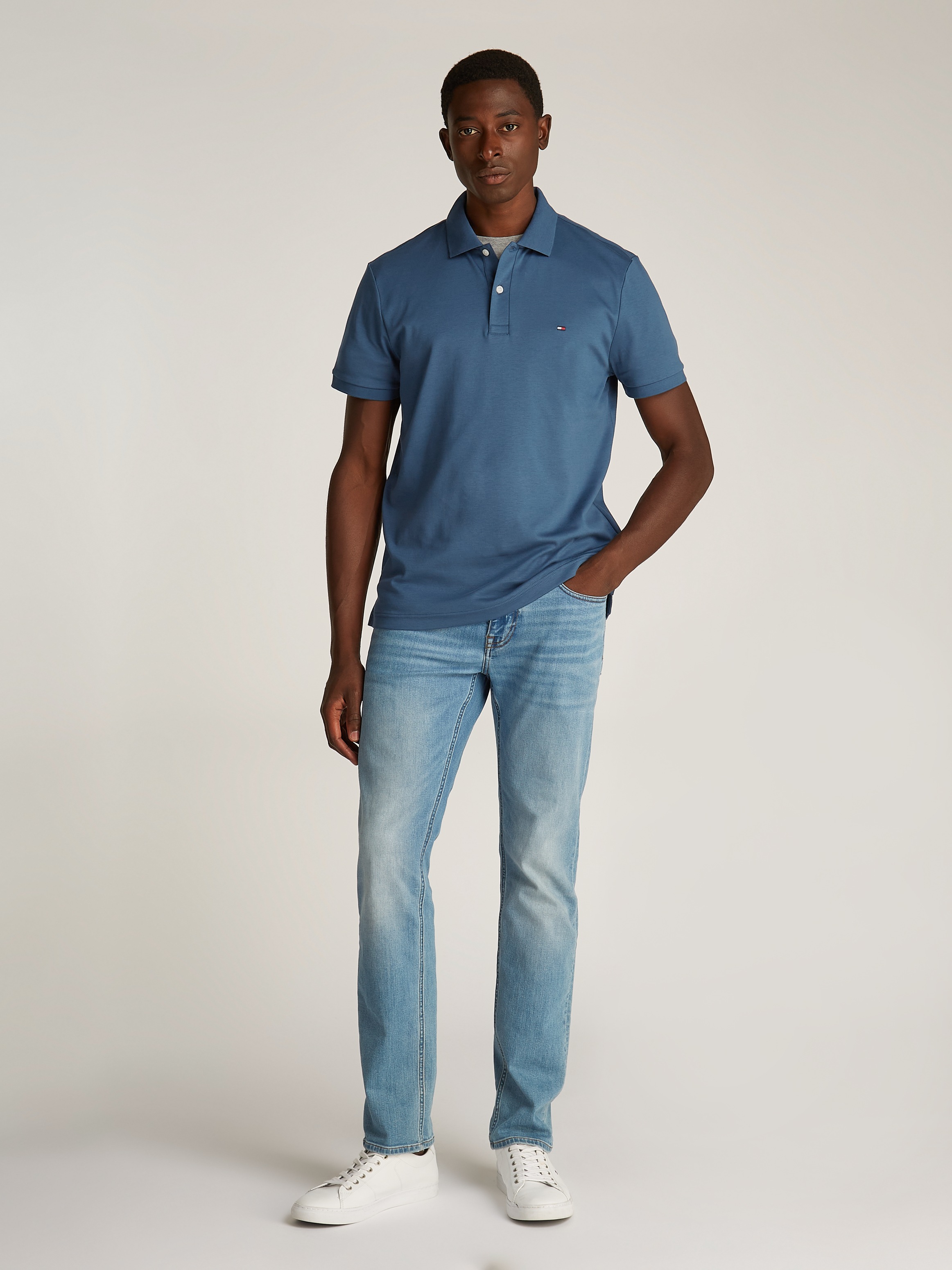 Thumbnail - Tommy Hilfiger Poloshirt "LIQUID COTTON REG SEASONAL POLO", mit Logostickerei