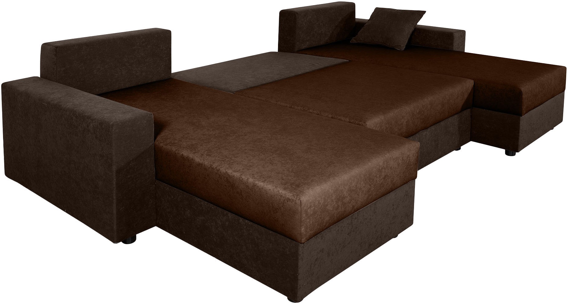 COLLECTION AB Wohnlandschaft »Pico U-Form«, Wohnlandschaft,2 X Ottomane,Polyätherschaum Polsterung