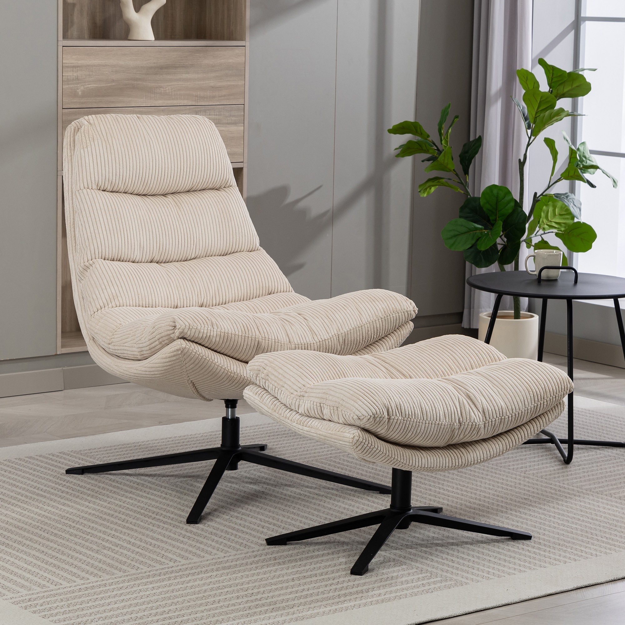 Duo Collection Relaxsessel "Porto" 360 drehbar, doppelte Polsterung, mit Ho günstig online kaufen