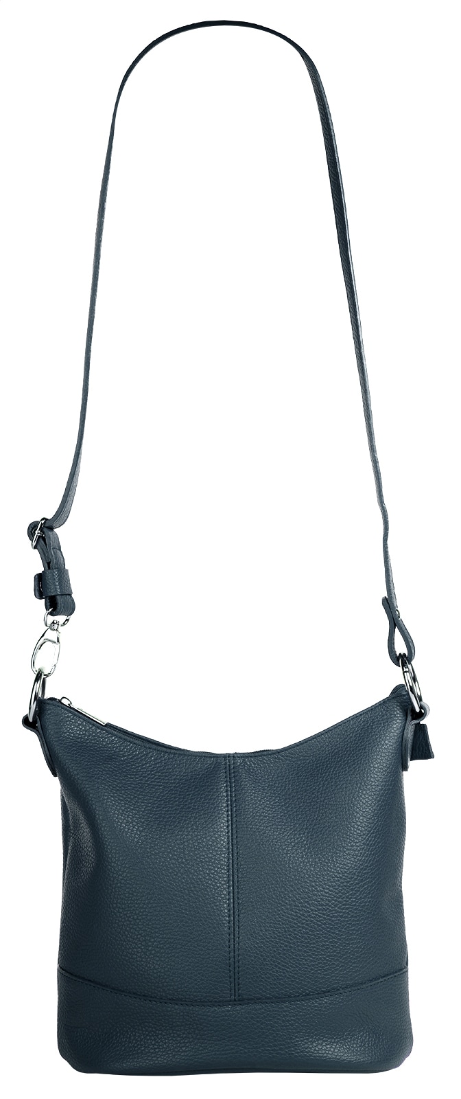 Cluty Umhängetasche, echt Leder, Made in Italy