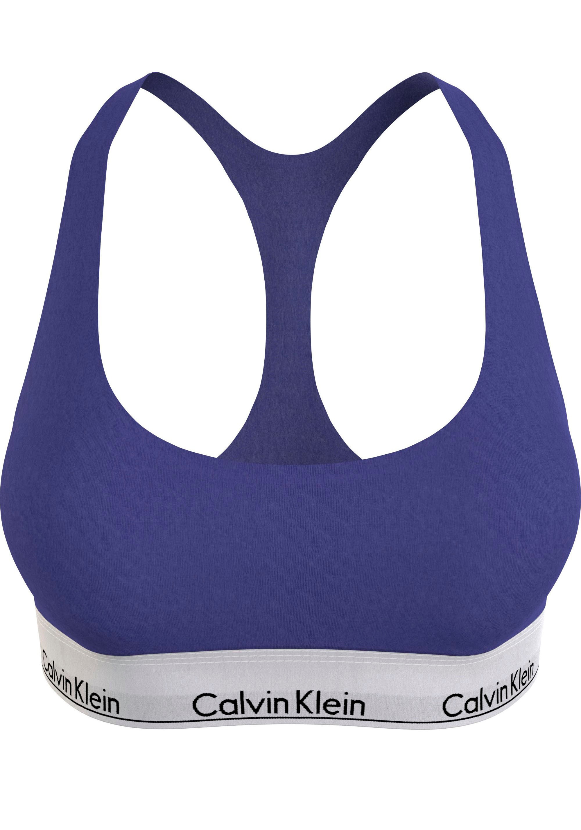 Calvin Klein Underwear Bralette su klaiskinio stiliaus CK-Log...