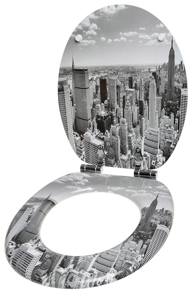 Sanilo WC-Sitz »Skyline New York«, mit Absenkautomatik