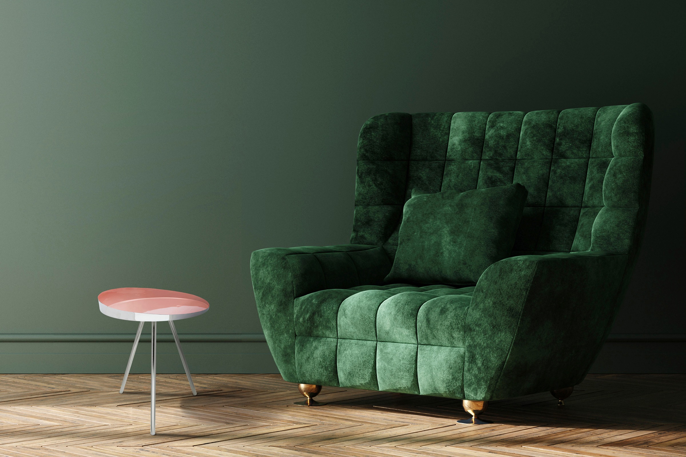 Kayoom Beistelltisch »Morrison, runder Beistelltisch, edler Look«, (1 St.), Dekorativ, glanzvolle Lackierung, stilvolles Design