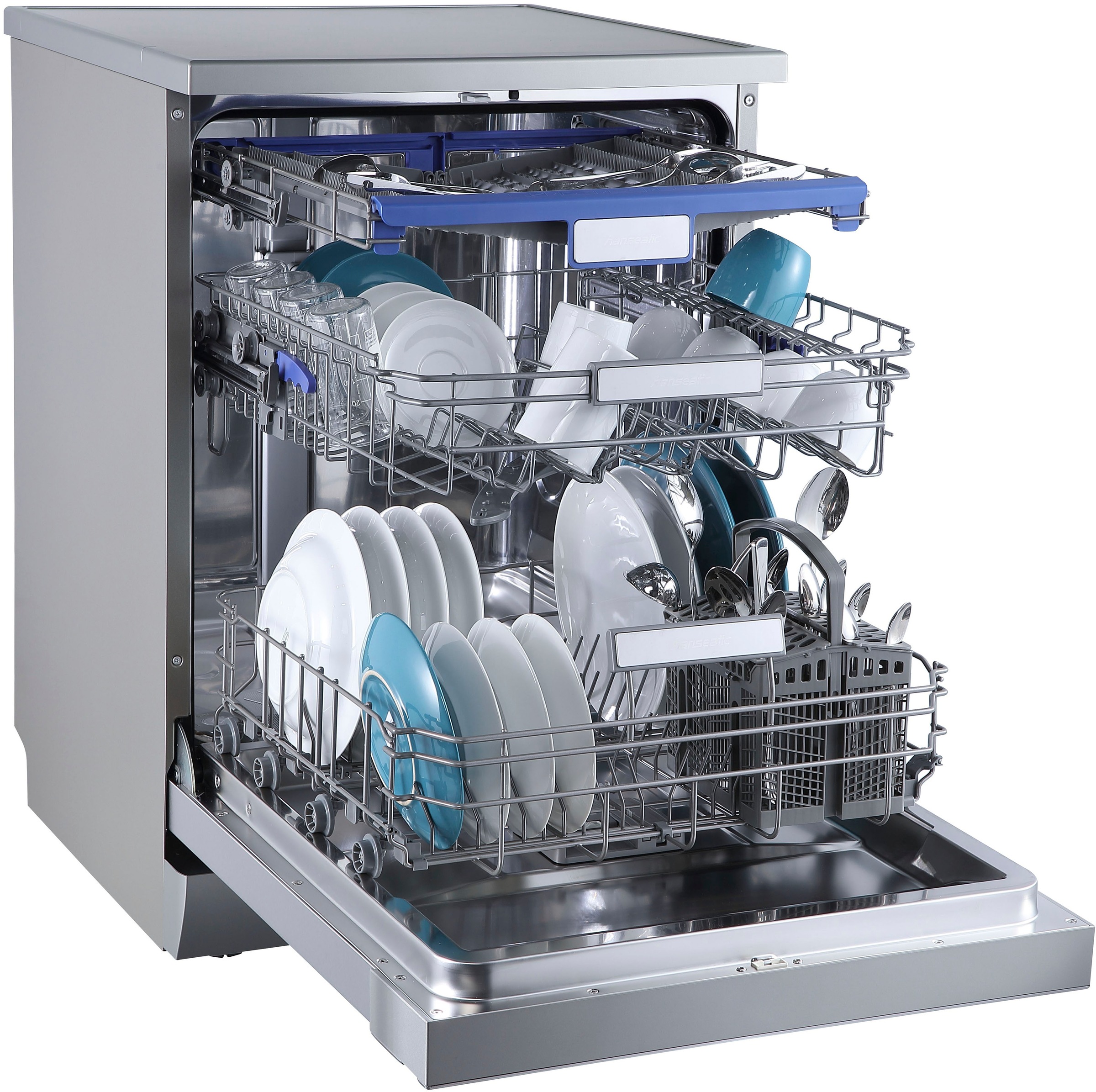 Thumbnail - Hanseatic Standgeschirrspüler "HG6085C14T7635EI" 14 Maßgedecke Standgerät, für 14 Maßgedecke, mit Verschmutzungserkennun...