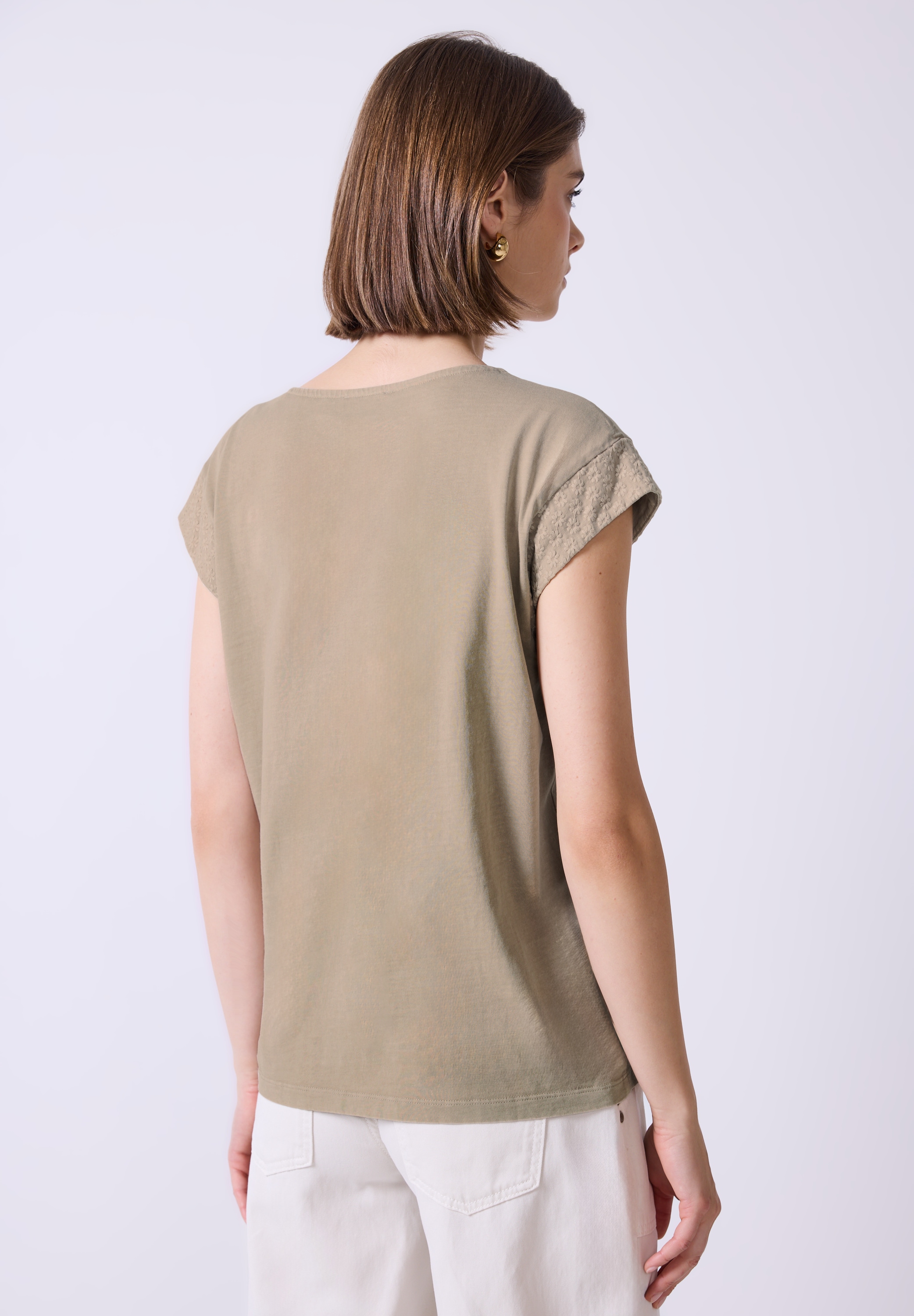 STREET ONE STUDIO T-Shirt, aus reiner Baumwolle