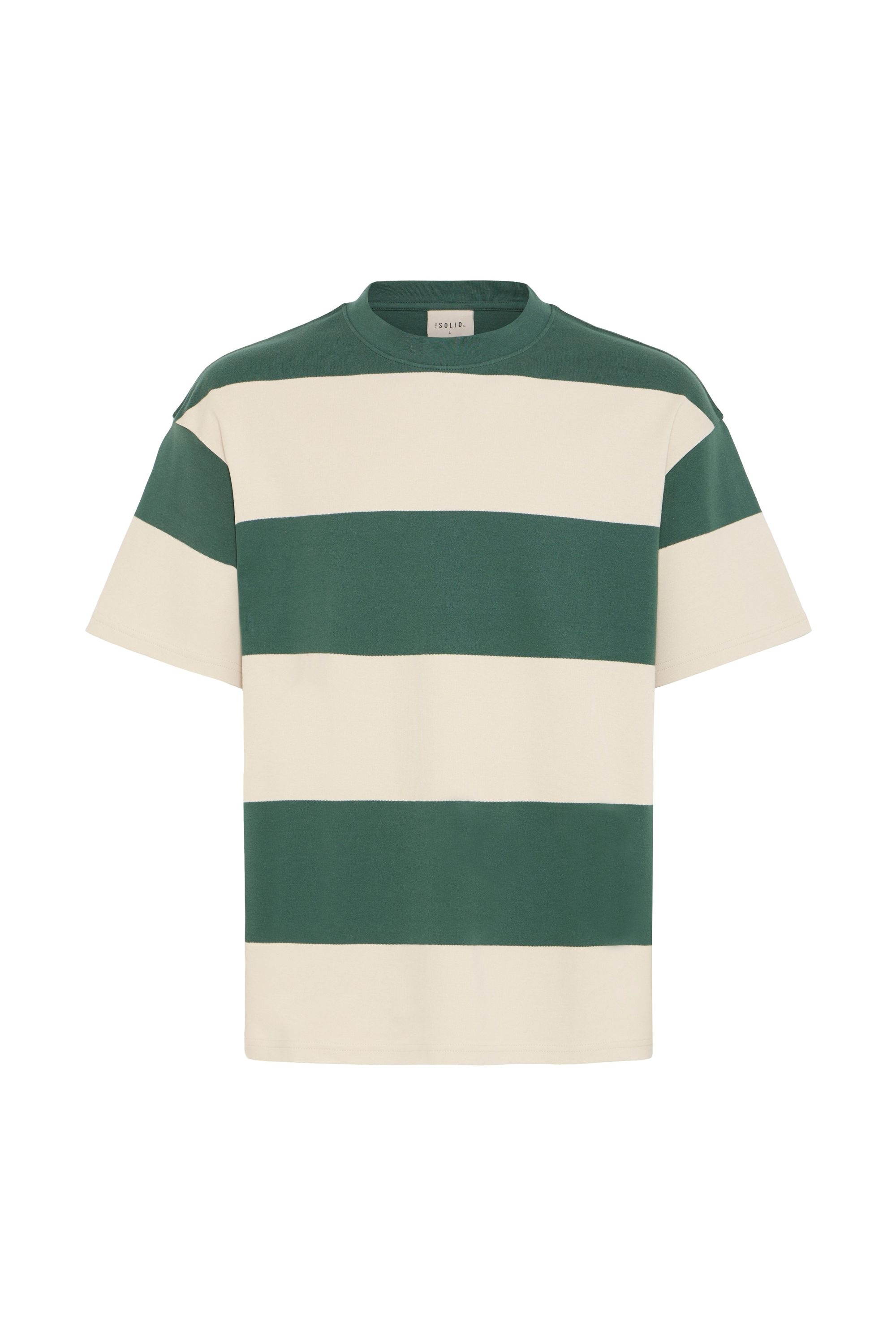 SOLID Herren Rundhalsshirt "Rundhalsshirt SDRoy", grün, Gr. XL, Obermaterial: 100% Baumwolle CO., Shirts