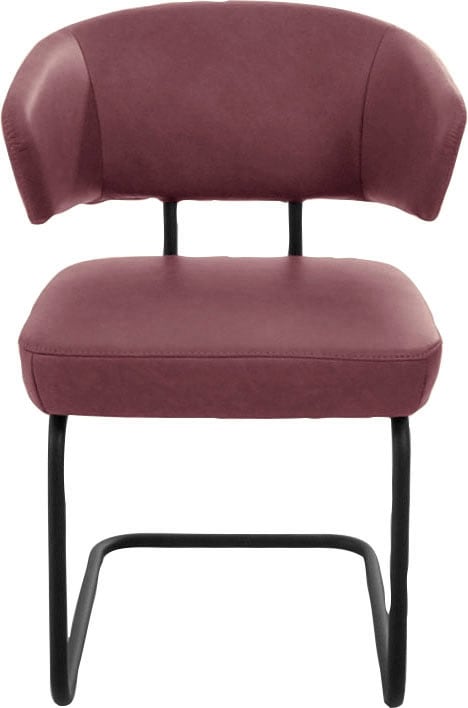 K+W Komfort & Wohnen Freischwinger "Mikkado Tube" () 1 Stk.abgerundeter Rüc günstig online kaufen