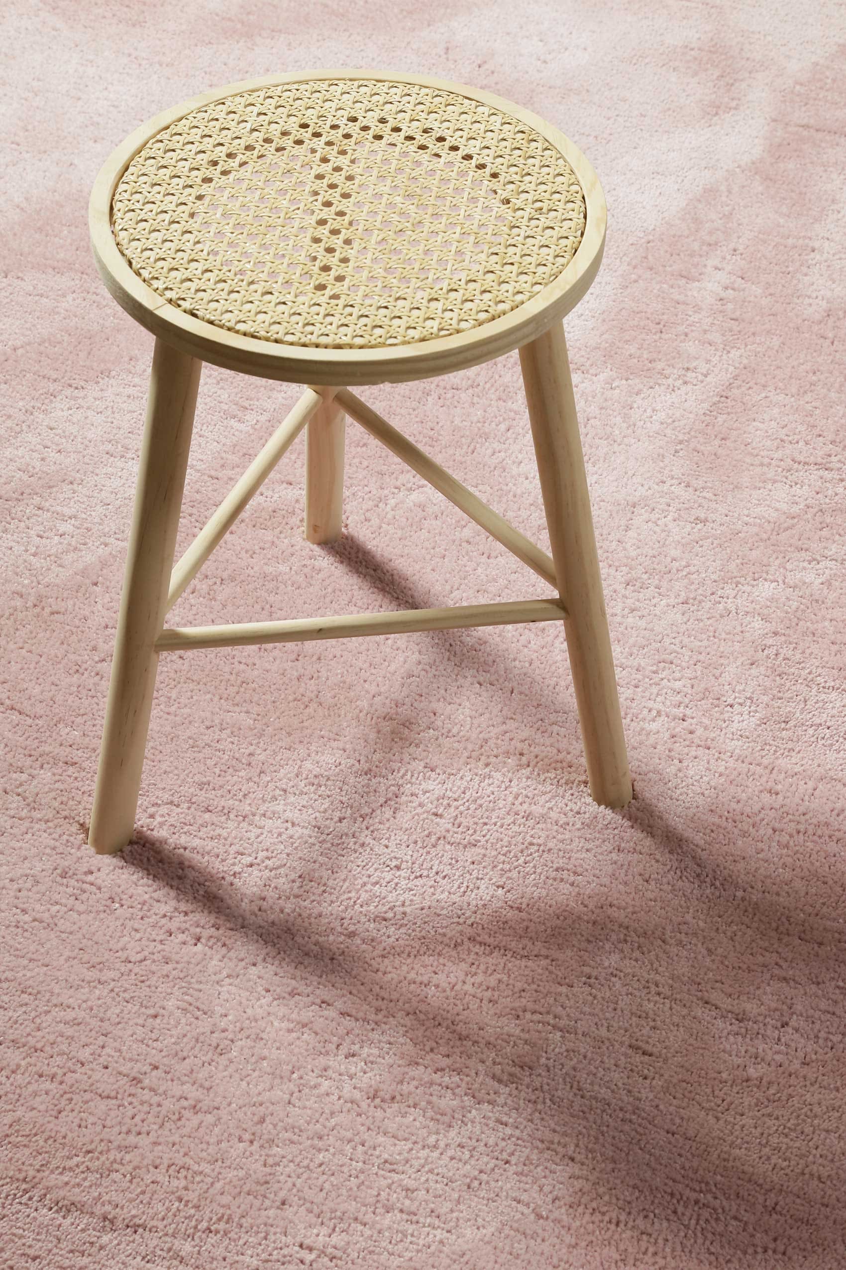 Homie Living Teppich »Pisa«, rund, 25 mm Höhe, Hochflor, Microfaser, uni, weich, Shaggy, Wohnzimmer, Schlafzimmer