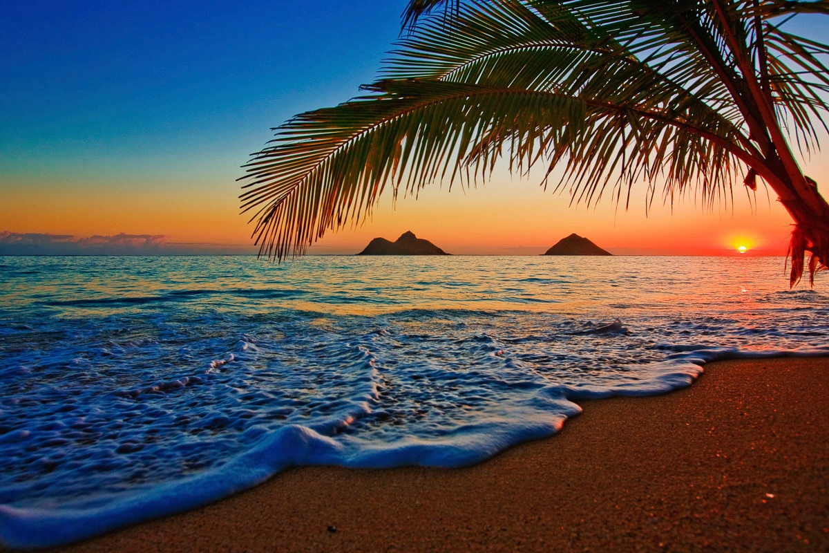 Fototapete »Lanikai Beach Hawaii«