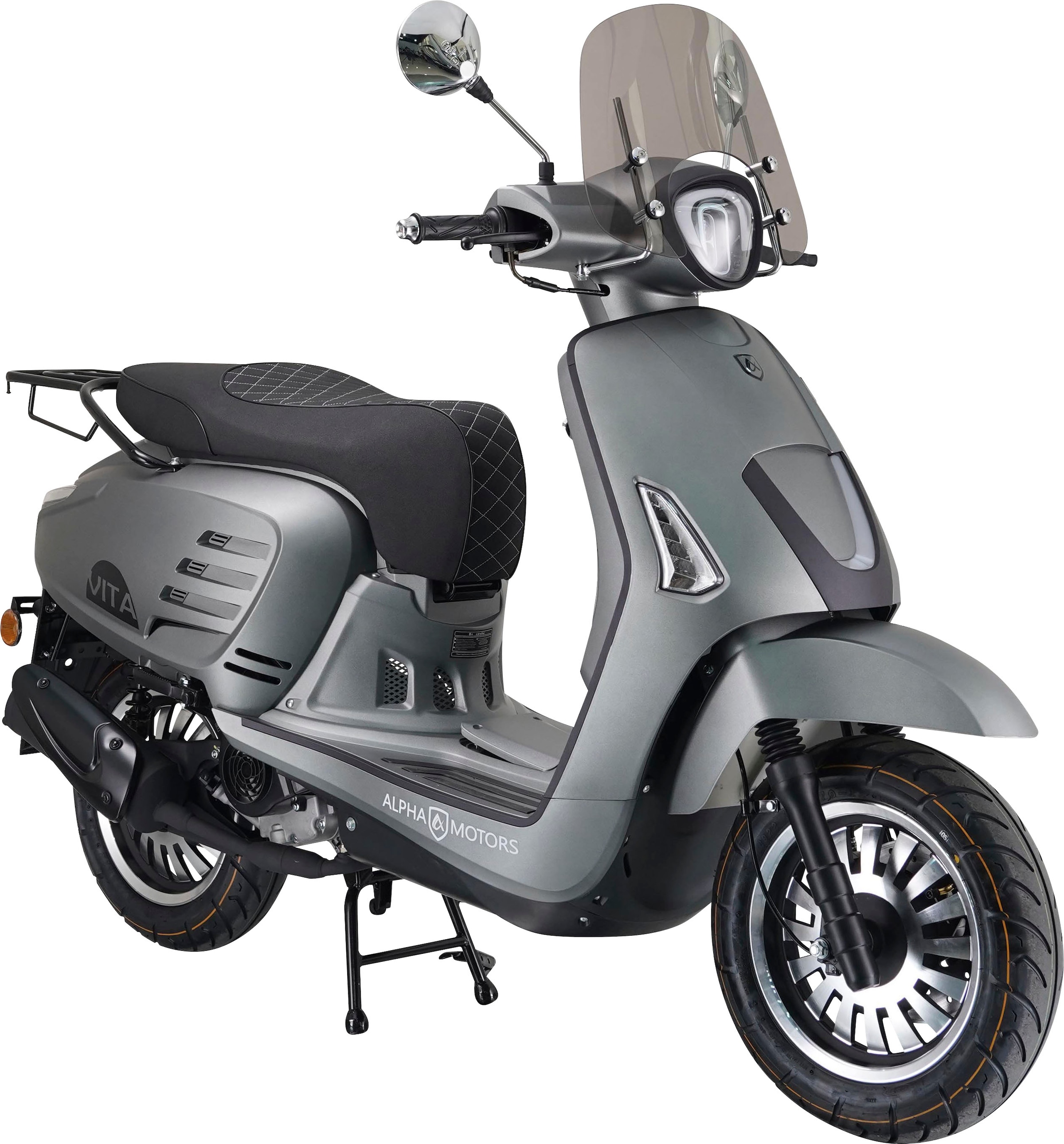 Motorroller »Vita«, 50 cm³, 45 km/h, Euro 5, 2,99 PS, (inkl. Windschild), mit...