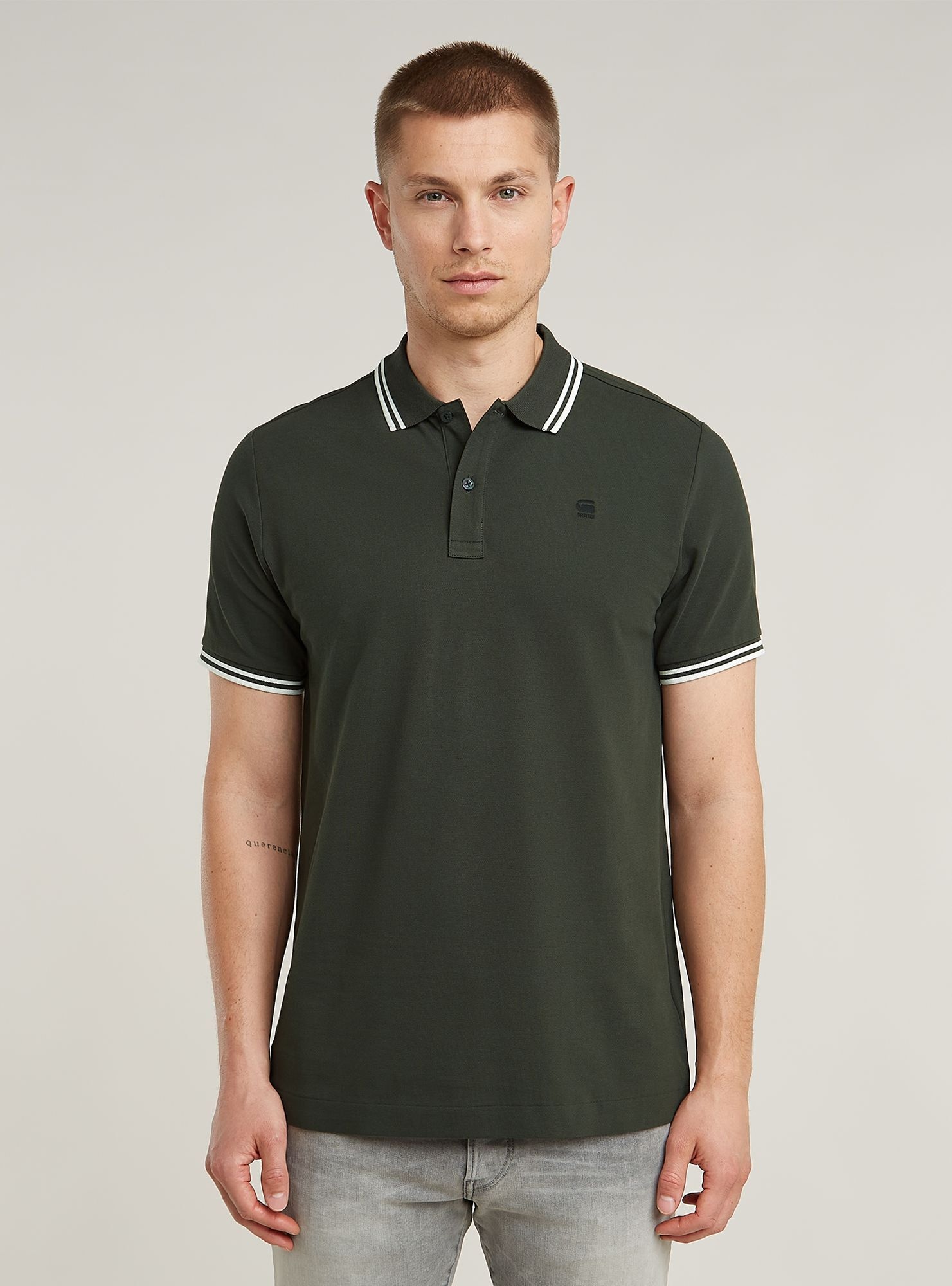 G-STAR Poloshirt "Dunda Slim Stripe Poloshirt" günstig online kaufen
