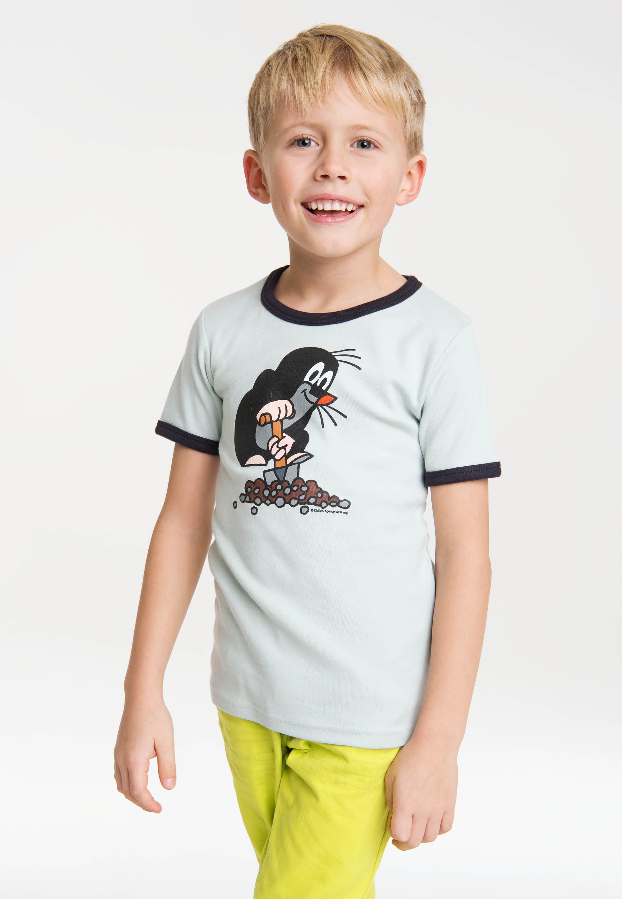 LOGOSHIRT T-Shirt »Der Kleine mit BAUR online Frontdruck kaufen Maulwurf«, | niedlichem
