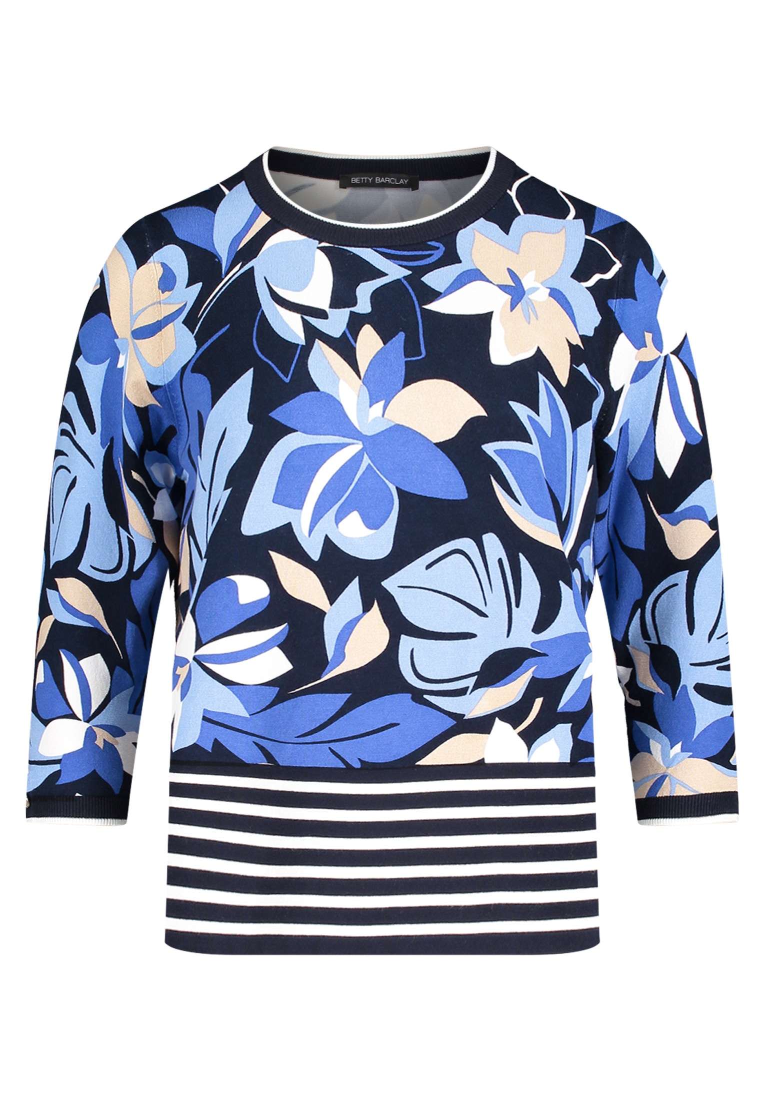 Betty Barclay Strickpullover "Damen mit Blumenprint" 1 Stk. günstig online kaufen