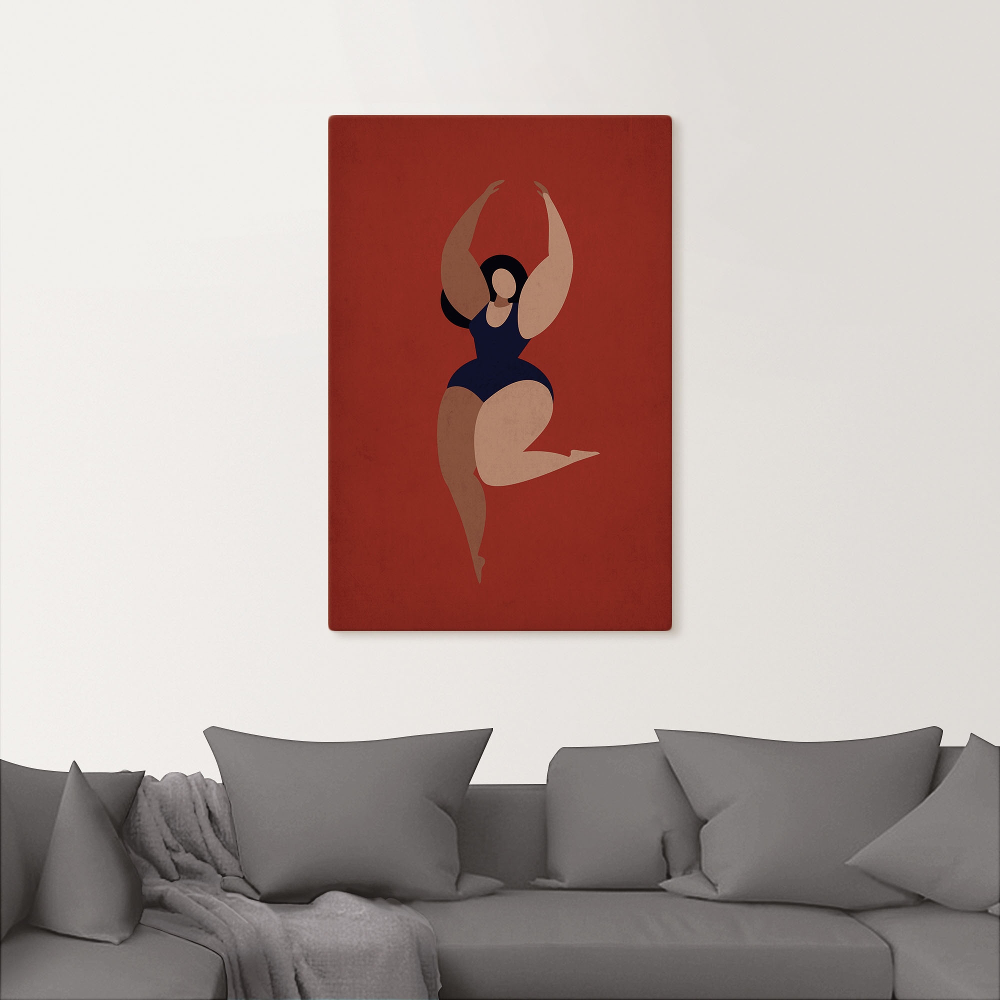 Artland Leinwandbild »Prima Ballerina«, Bilder von Frauen, (1 St.), auf Keilrahmen gespannt