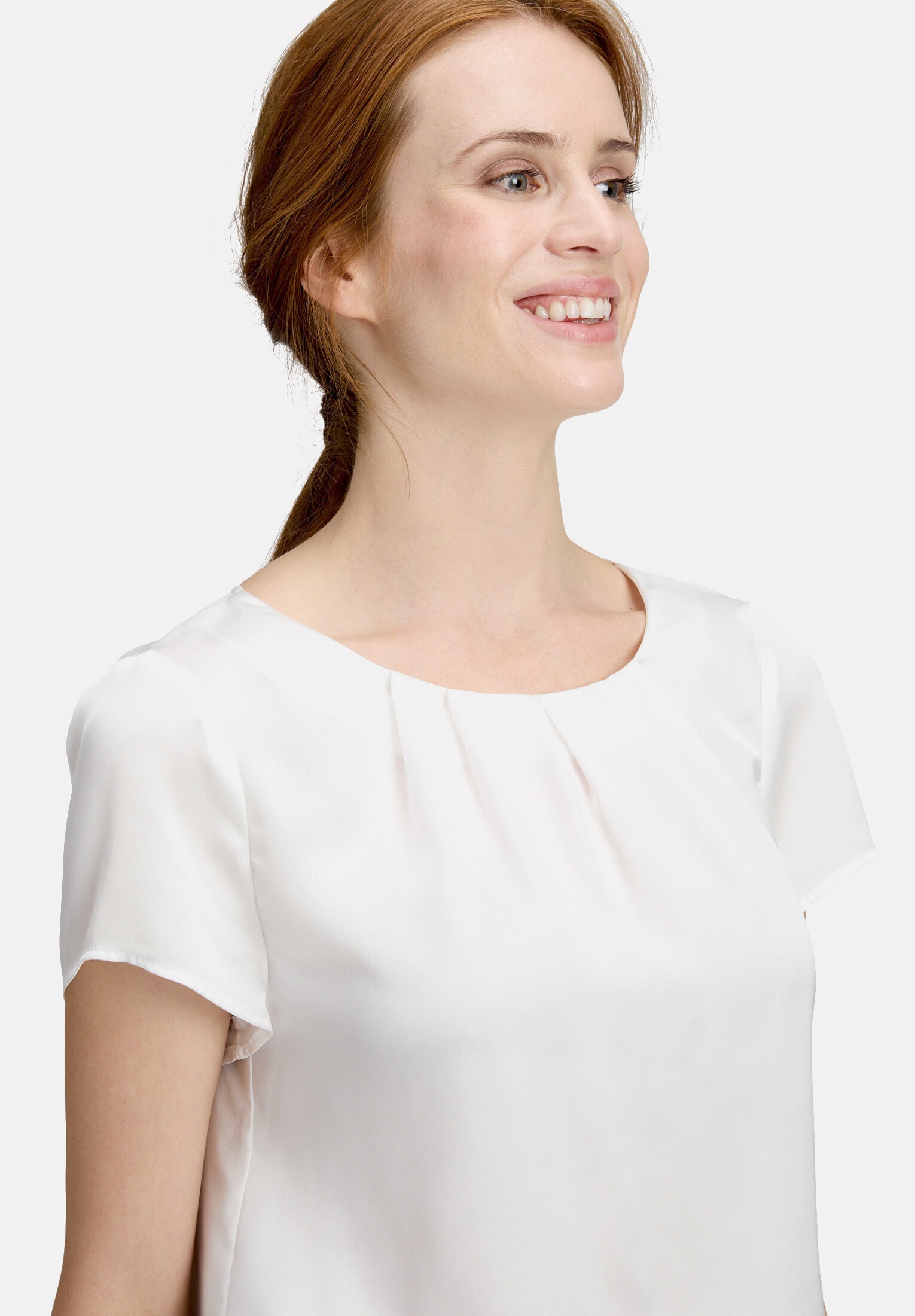 Vera Mont Satinbluse »Damen kurzarm«