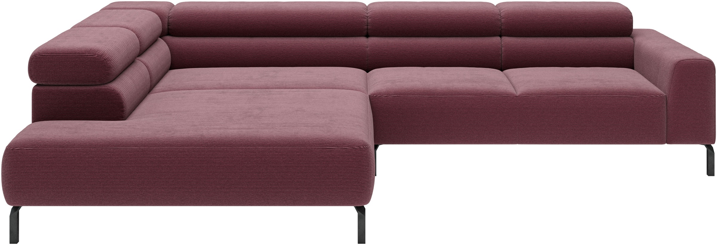 Home affaire Ecksofa "Antonelli, L-Form, incl. Kopfteilverstellung, Breite 312 cm" wahlweise elektrische Sitztiefenverstellung