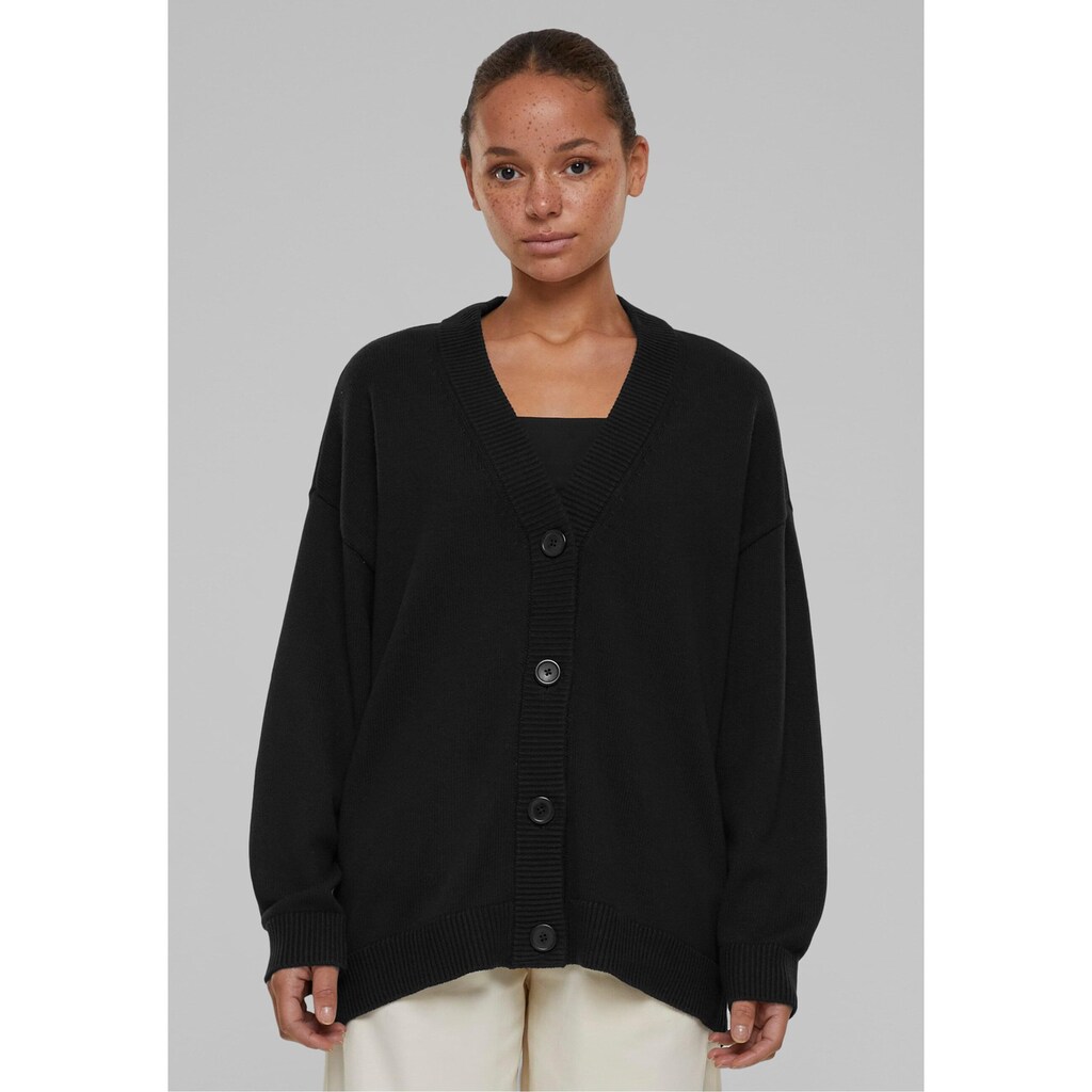 URBAN CLASSICS Strickjacke »Urban Classics Damen Ladies Big Oversized Cardigan«, (1 tlg.)