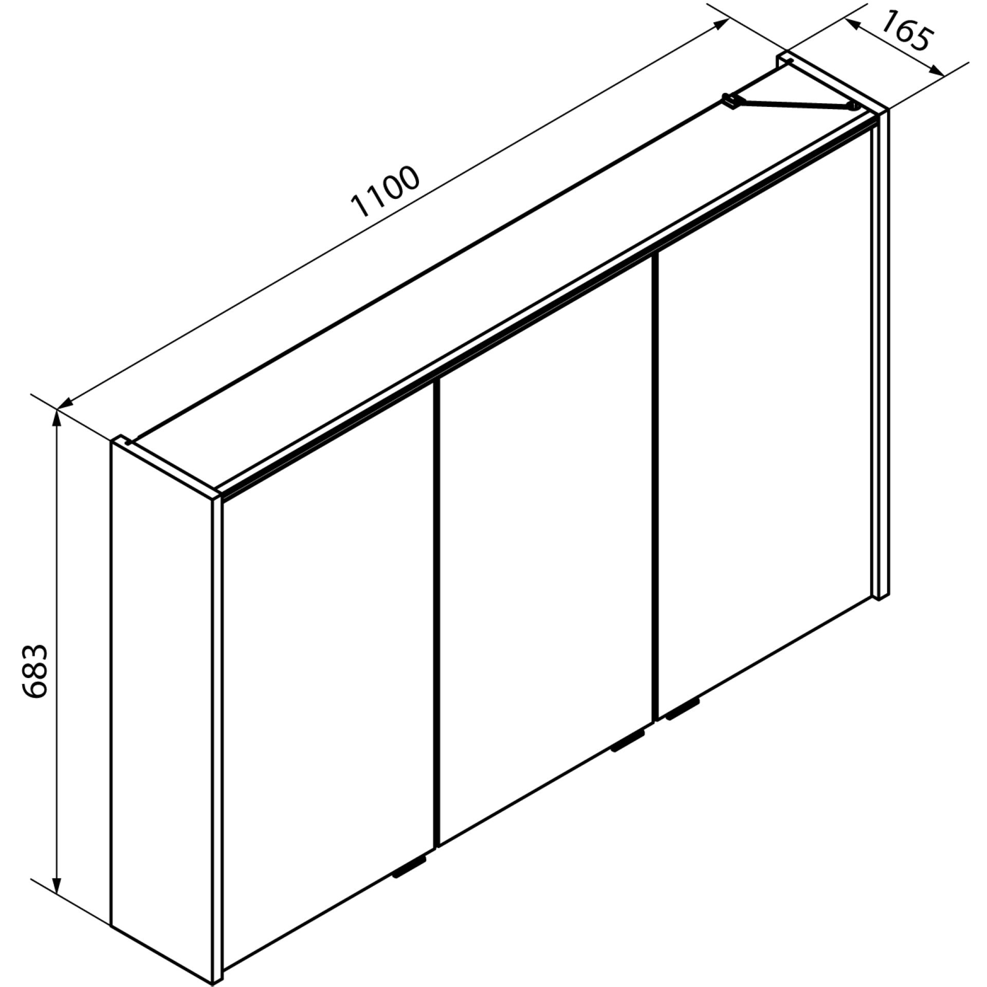 FACKELMANN Spiegelschrank