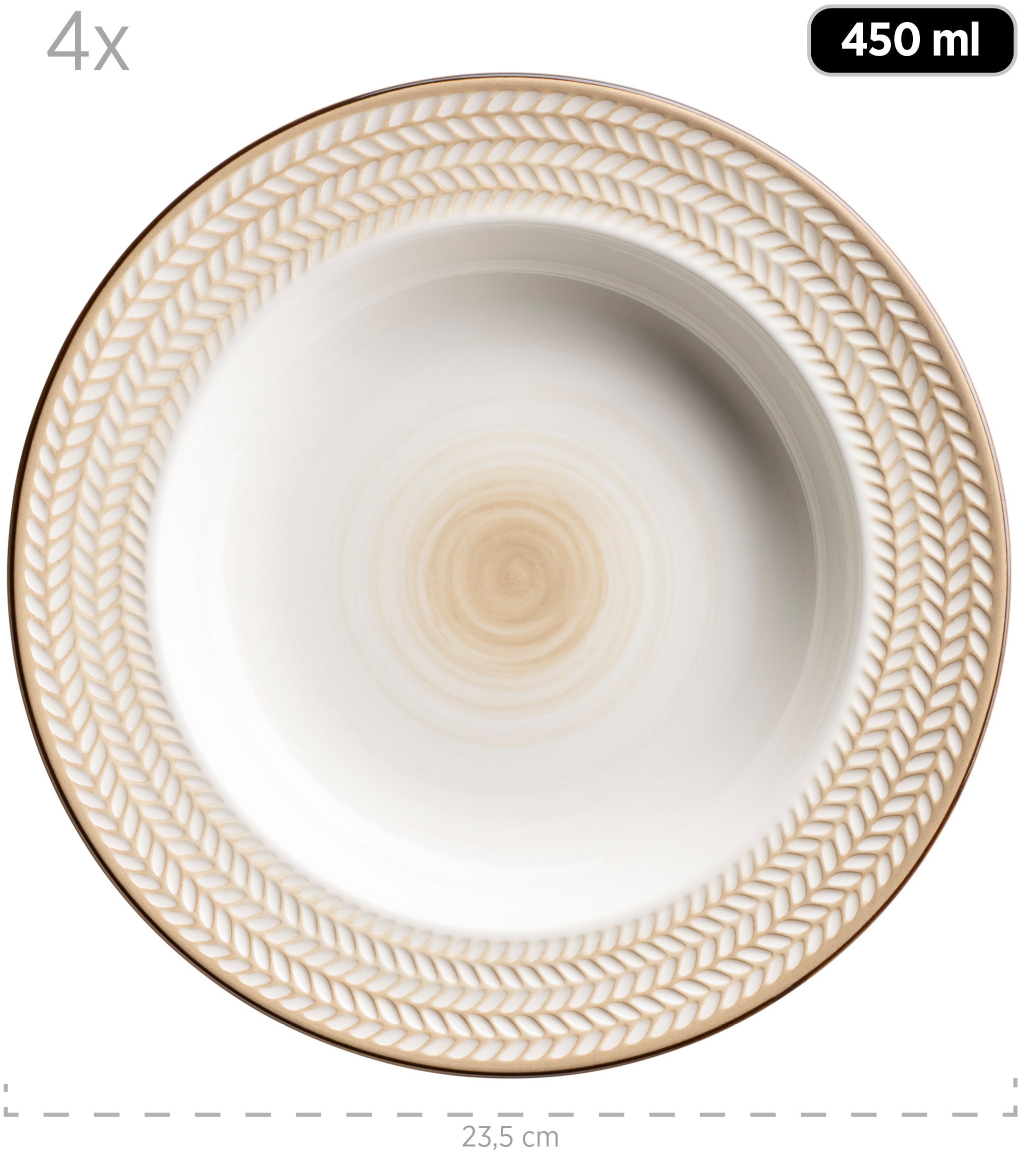 MÄSER Tafelservice »PROSPERO, Geschirr Set, Porzellan«