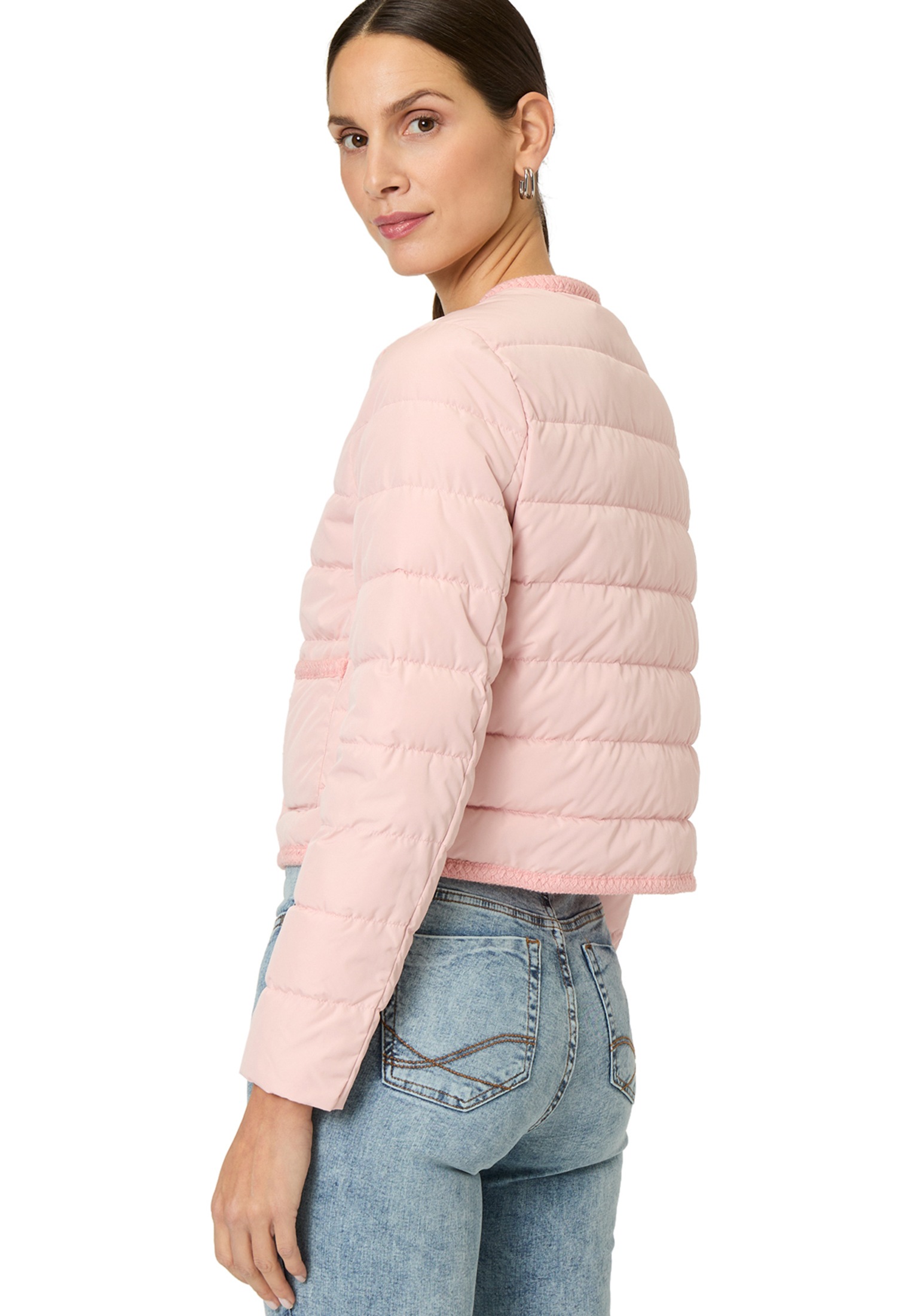 Zero Steppjacke »zero Steppjacke mit Knopfleiste«