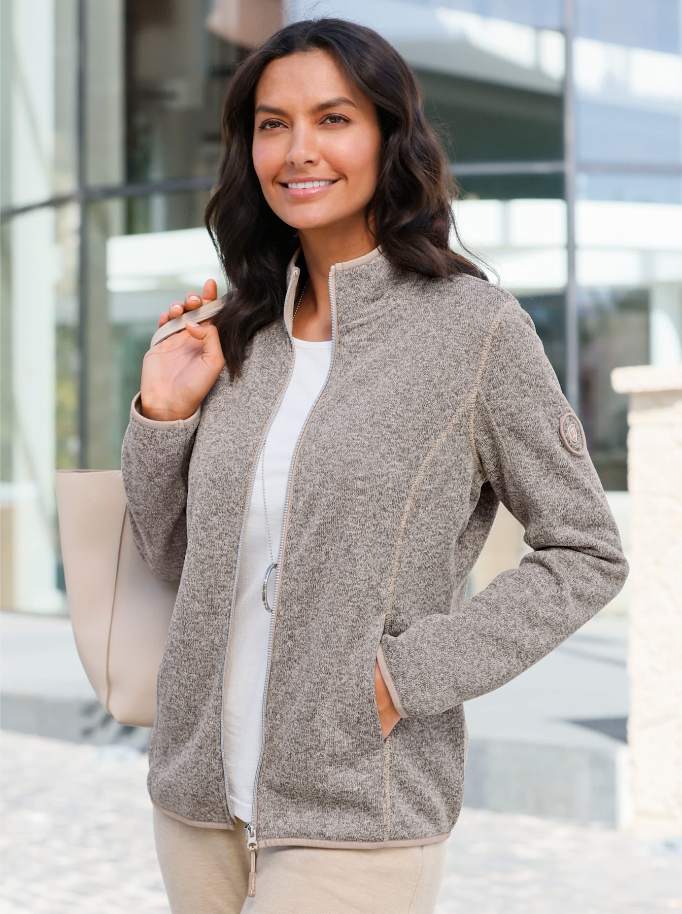 Casual Looks Fleecejacke günstig online kaufen