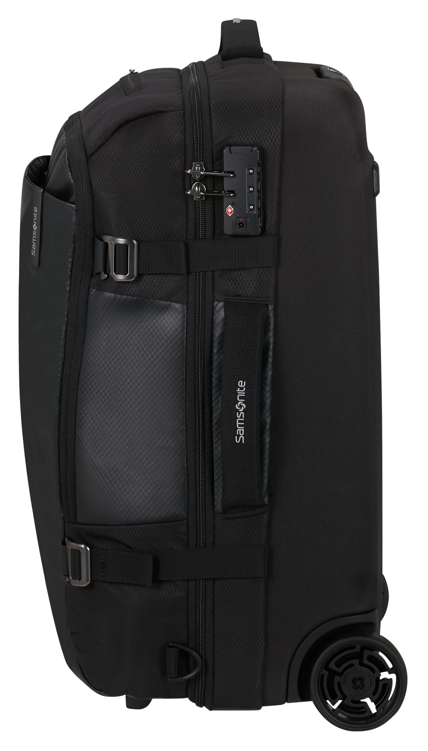 Samsonite Reisetasche »ARMOX, 55 cm«, Duffle mit Rollen TSA-Schloss Packgurte Trolley-Gestänge