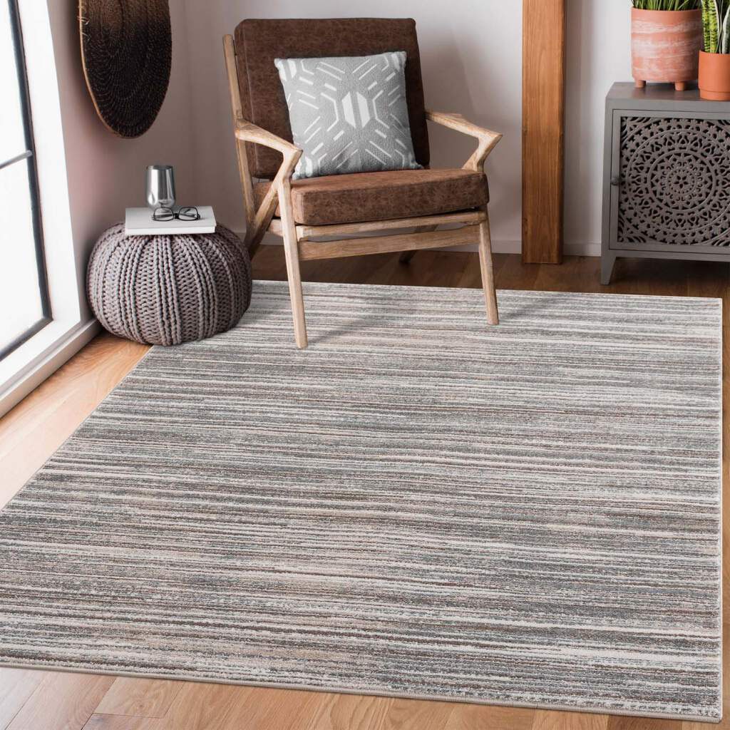 BAUR auf City Kurzflor, Carpet rechteckig, | Rechnung Teppich Weicher Flor »Moda«, Streifen-Muster,