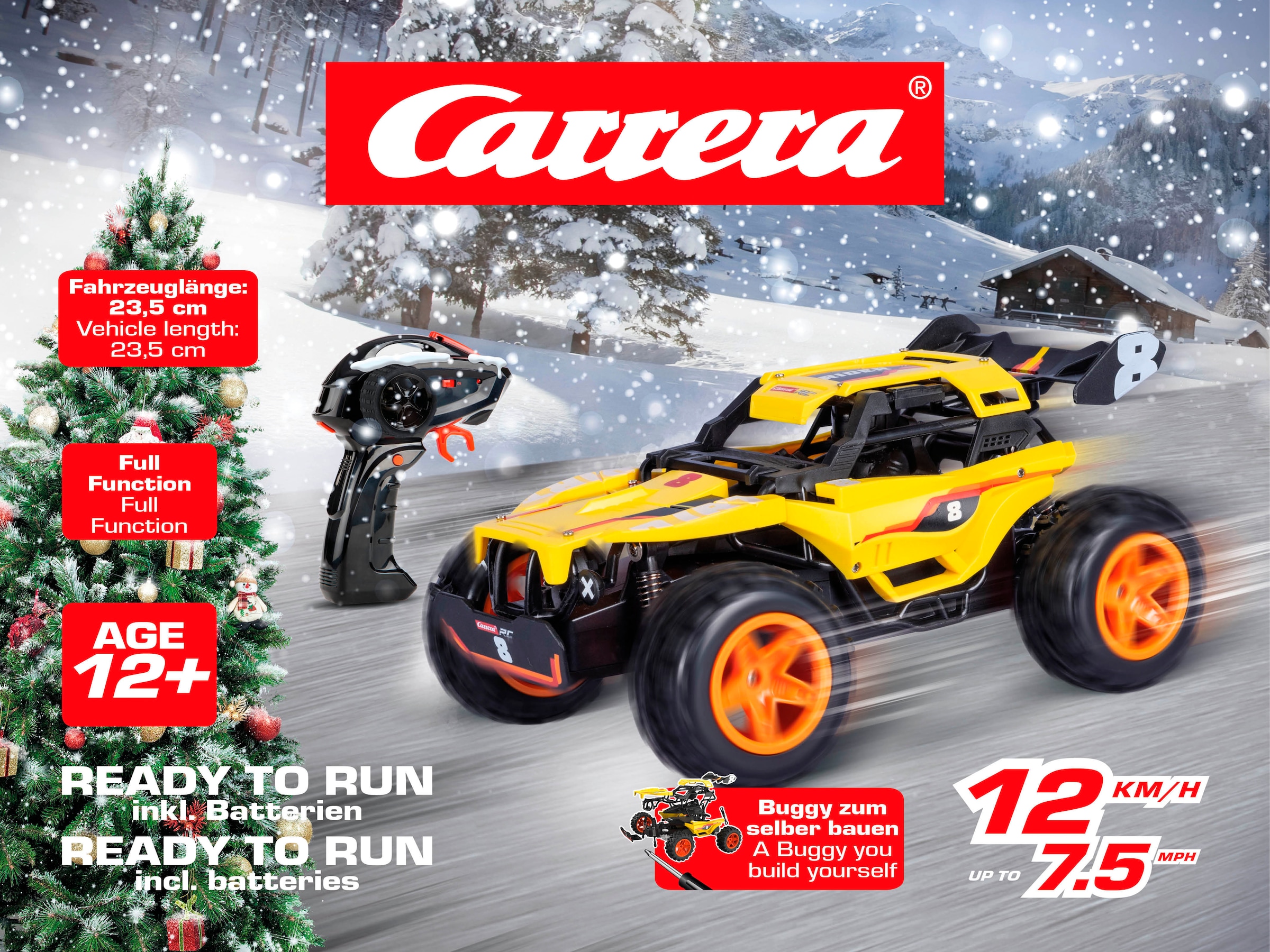 Carrera® Spielzeug-Adventskalender »RC Offroader, ferngesteuertes RC Auto zum Selberbauen«, ab 12 Jahren