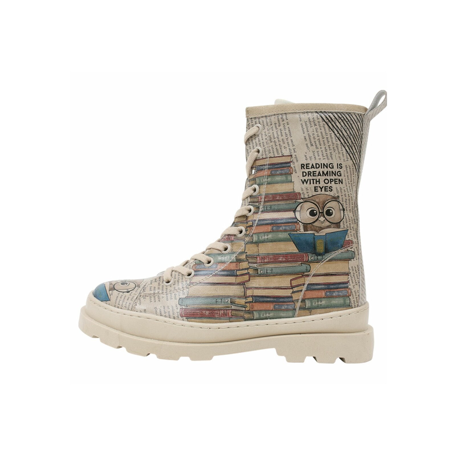DOGO Stiefelette "DOGO Gisele The Wise Owl Damen Stiefel / Female", Vegan günstig online kaufen