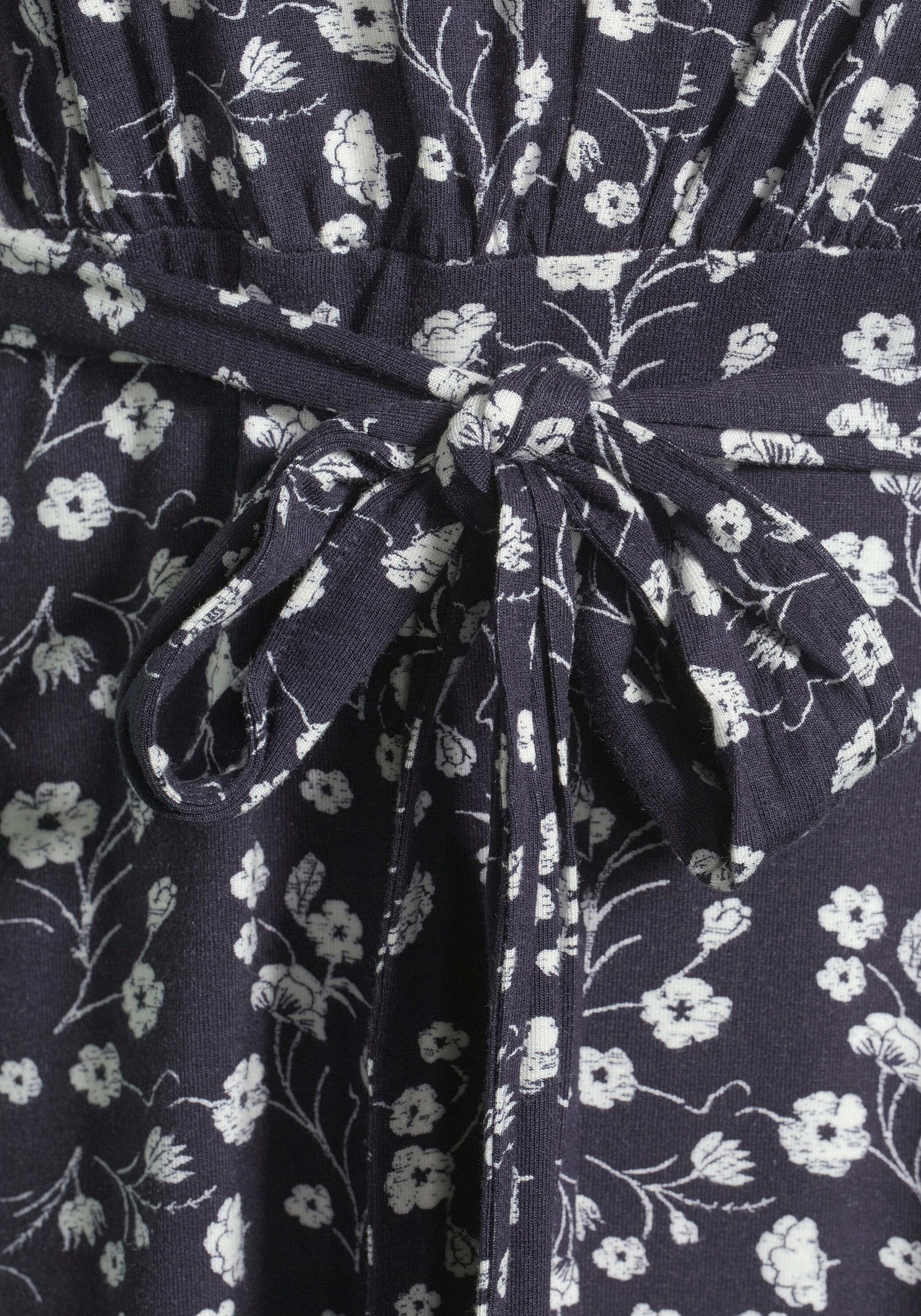mit | TOM Bindegürtel online BAUR in Jerseykleid, kaufen Taille der TAILOR