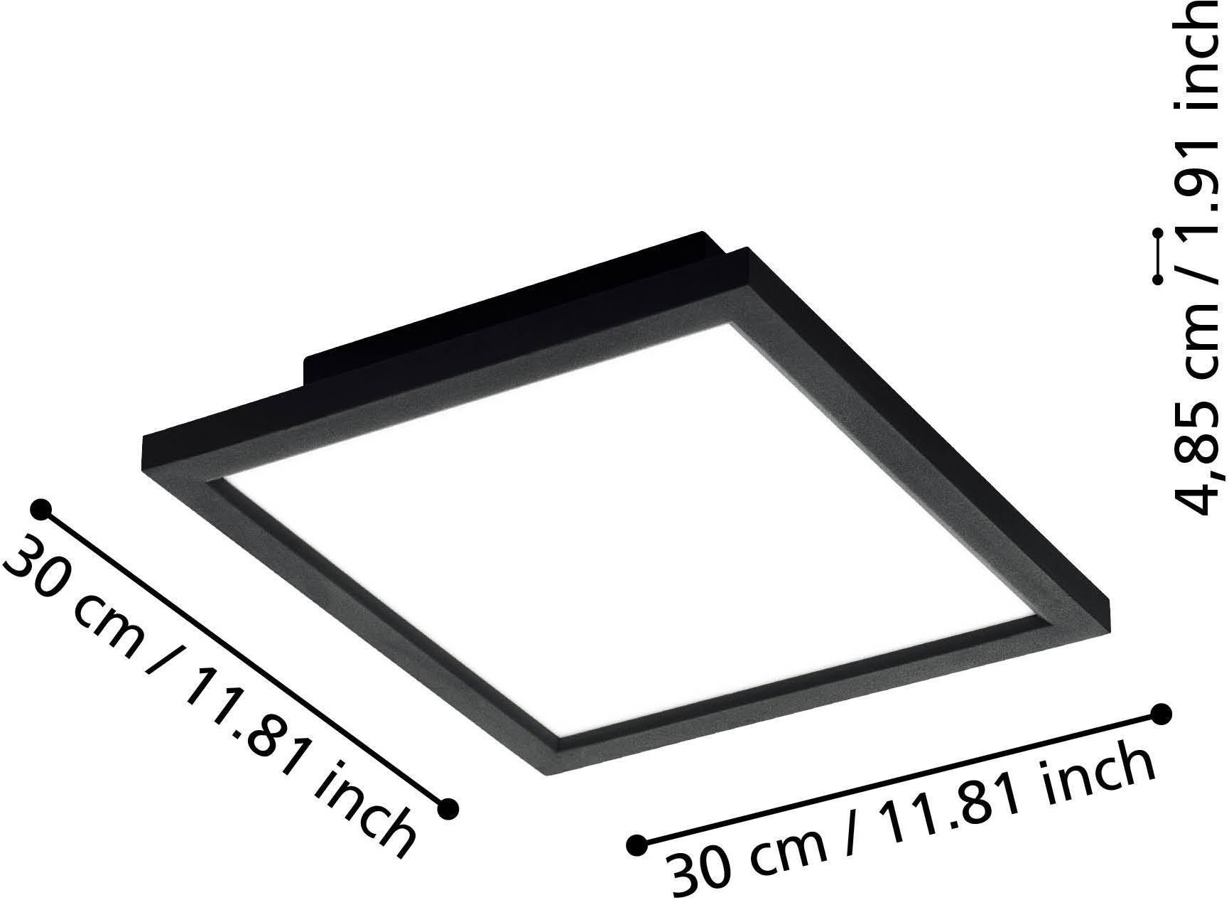 EGLO LED-Deckenleuchte »SALOBRENA-Z«,  in schwarz aus Alu / inkl. LED fest integriert - 15,3 Watt
