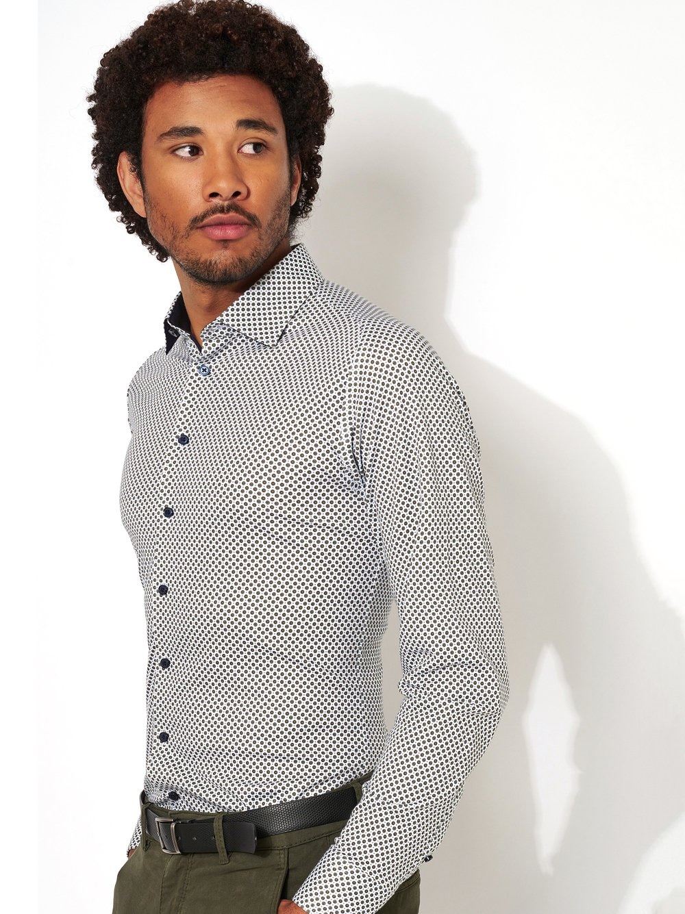 DESOTO Businesshemd "Jerseyhemd Casual Kent langarm", Flexibler Stretch, mi günstig online kaufen