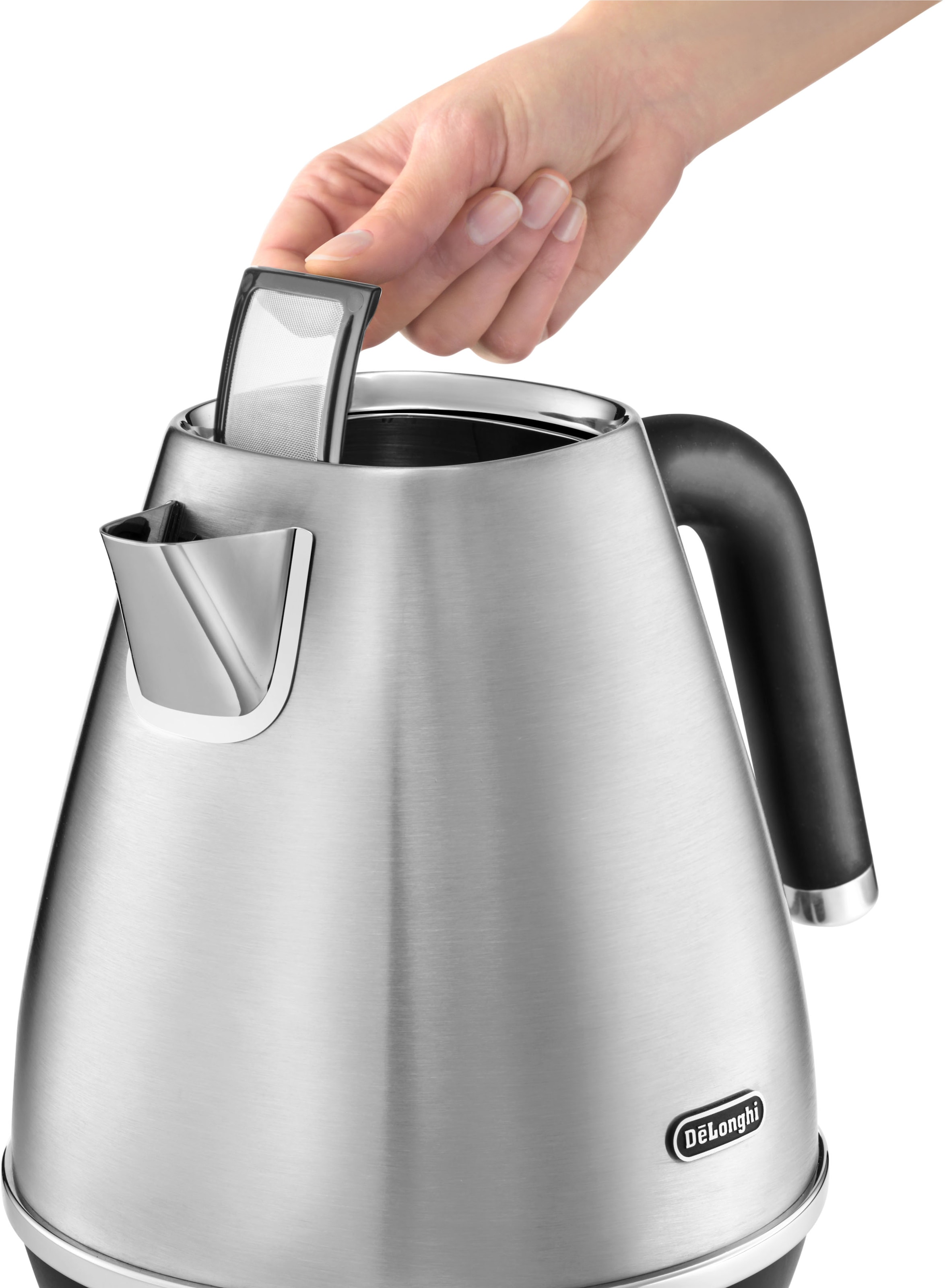 De'Longhi Wasserkocher »Distinta X KBI2001.M«, 1,7 l, 2200 W, Edelstahl