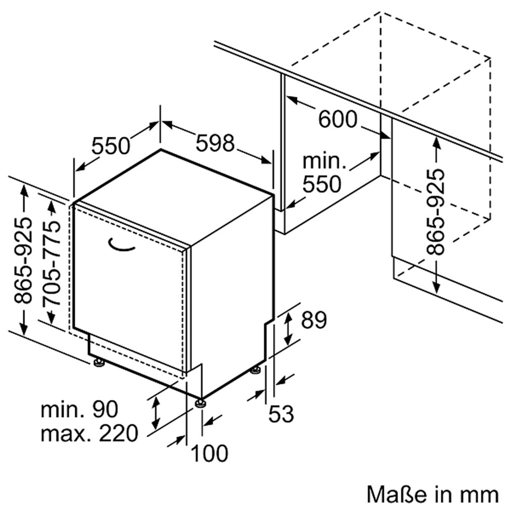 Constructa vollintegrierbarer Geschirrspüler »CB6VX02EBE«, 13 Maßgedecke