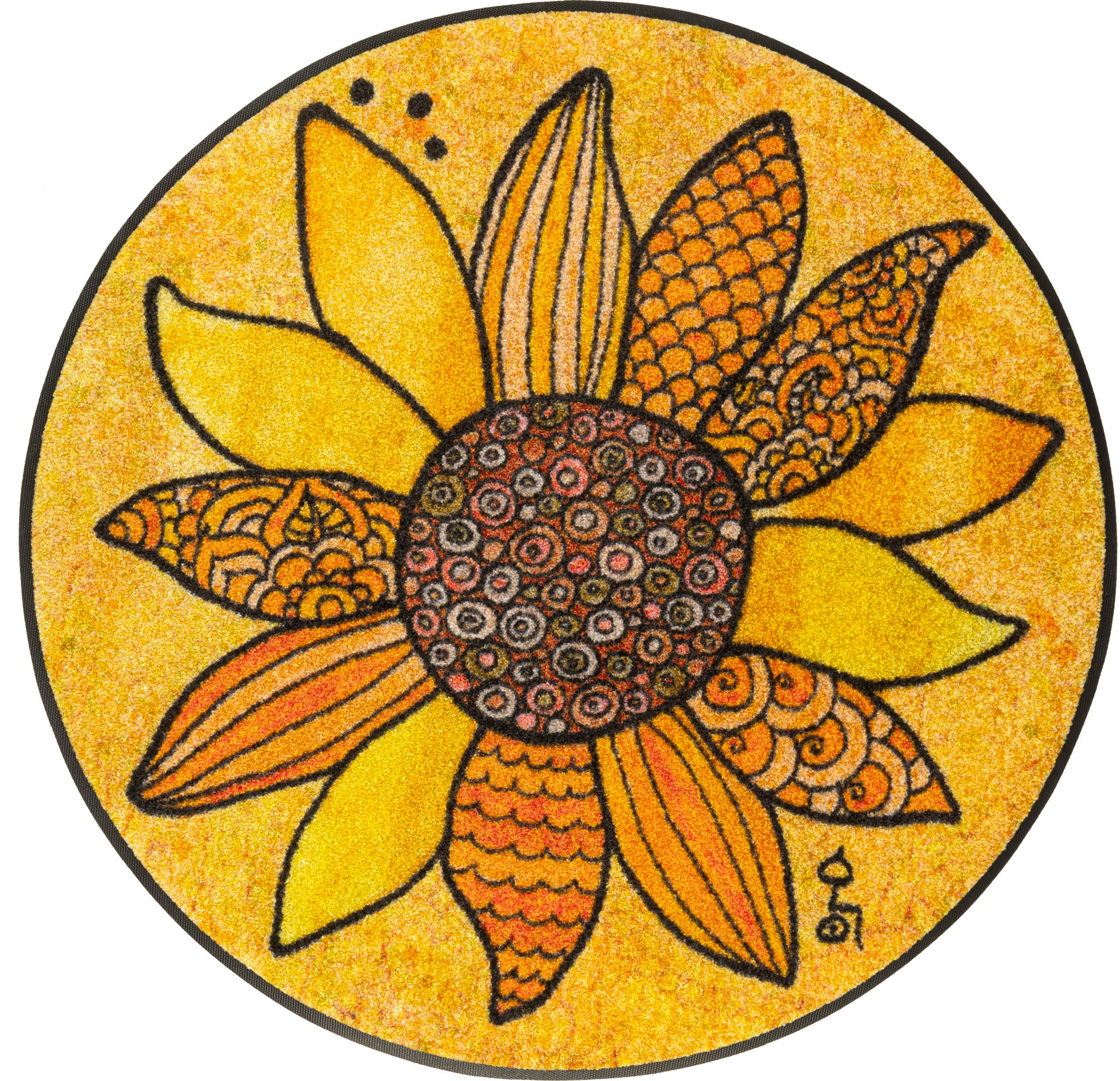 wash+dry by Kleen-Tex Teppich "Sonnenglück" rund günstig online kaufen